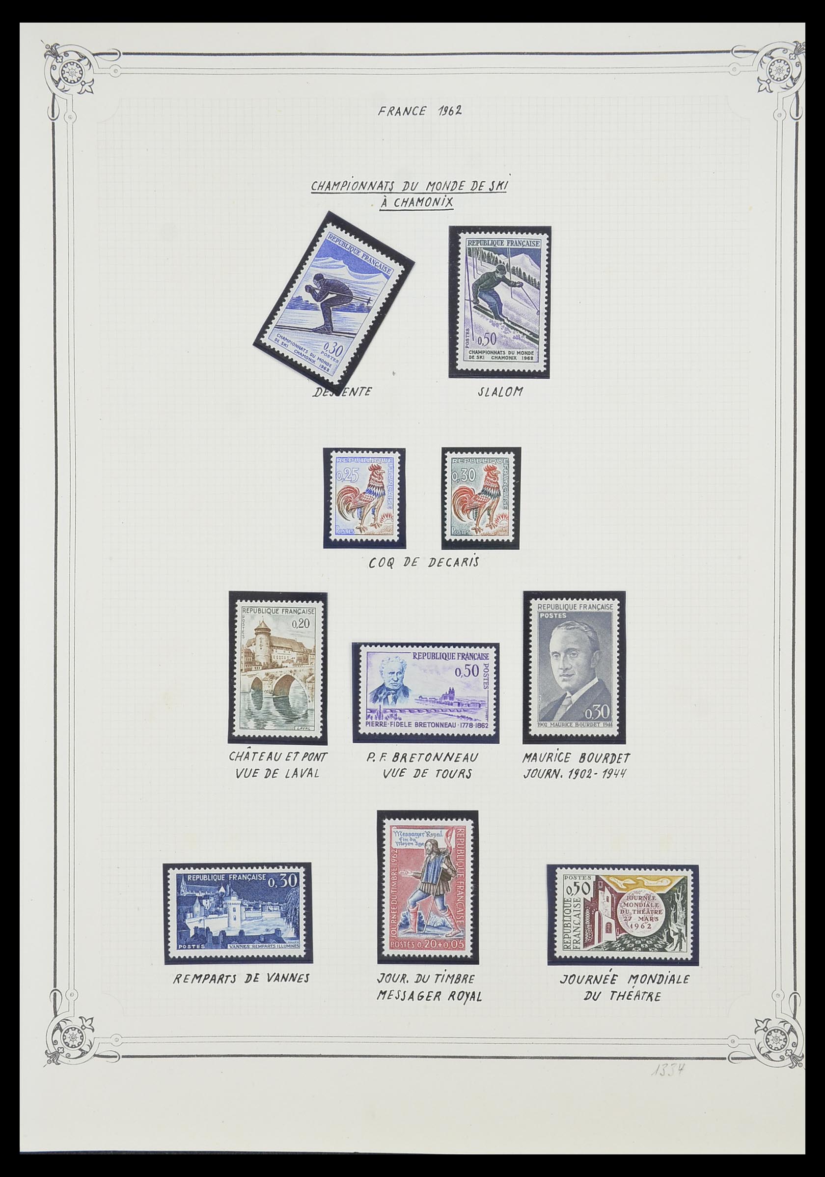 33847 046 - Postzegelverzameling 33847 Frankrijk 1951-1979.