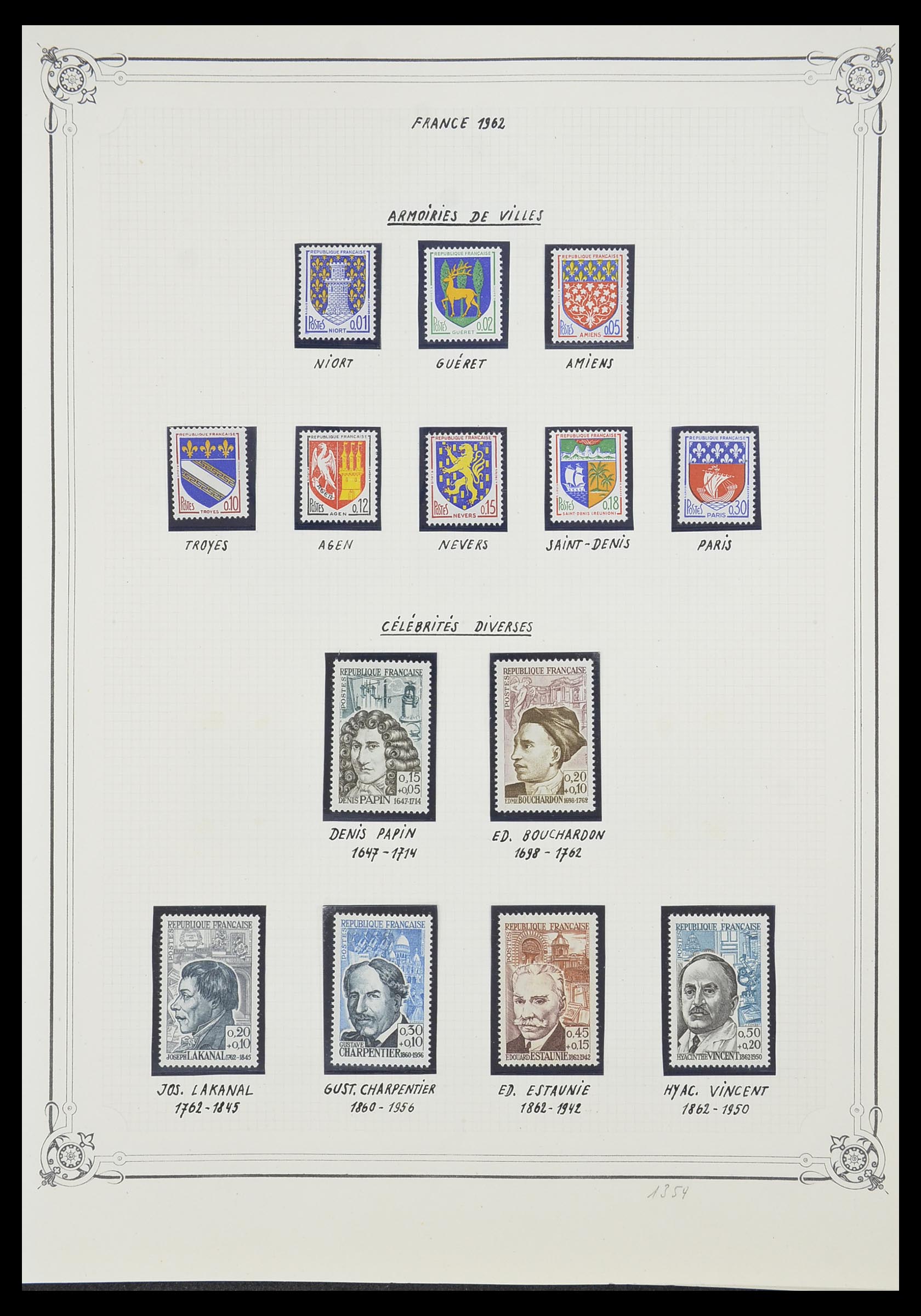 33847 048 - Postzegelverzameling 33847 Frankrijk 1951-1979.