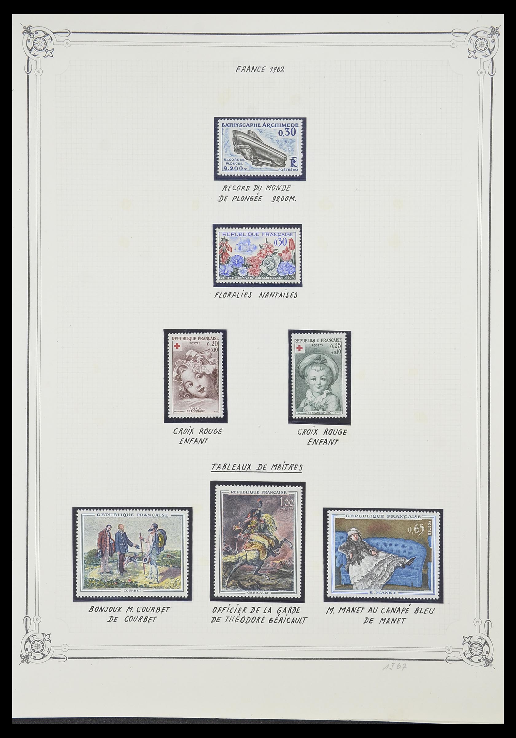 33847 050 - Postzegelverzameling 33847 Frankrijk 1951-1979.