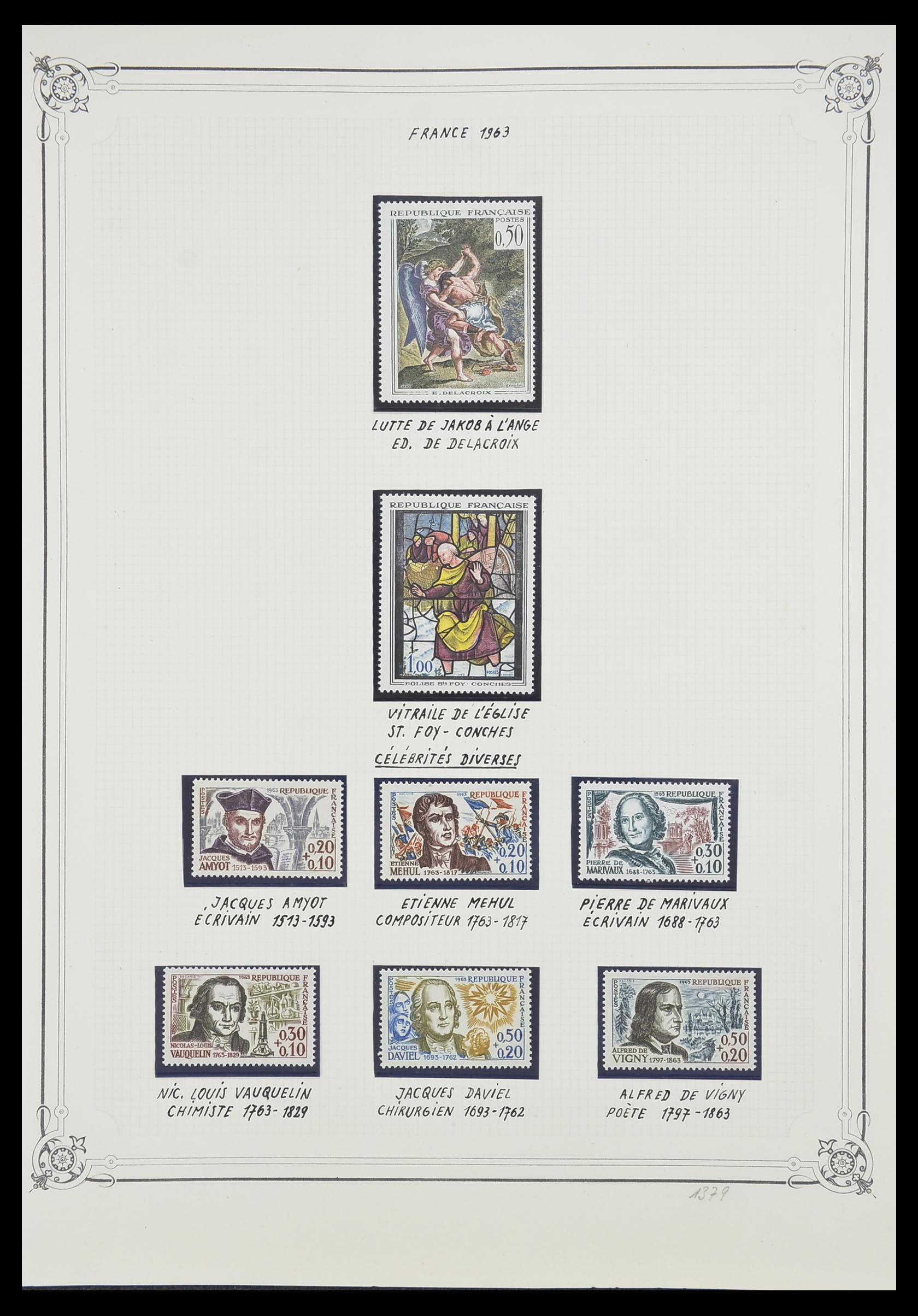 33847 051 - Postzegelverzameling 33847 Frankrijk 1951-1979.
