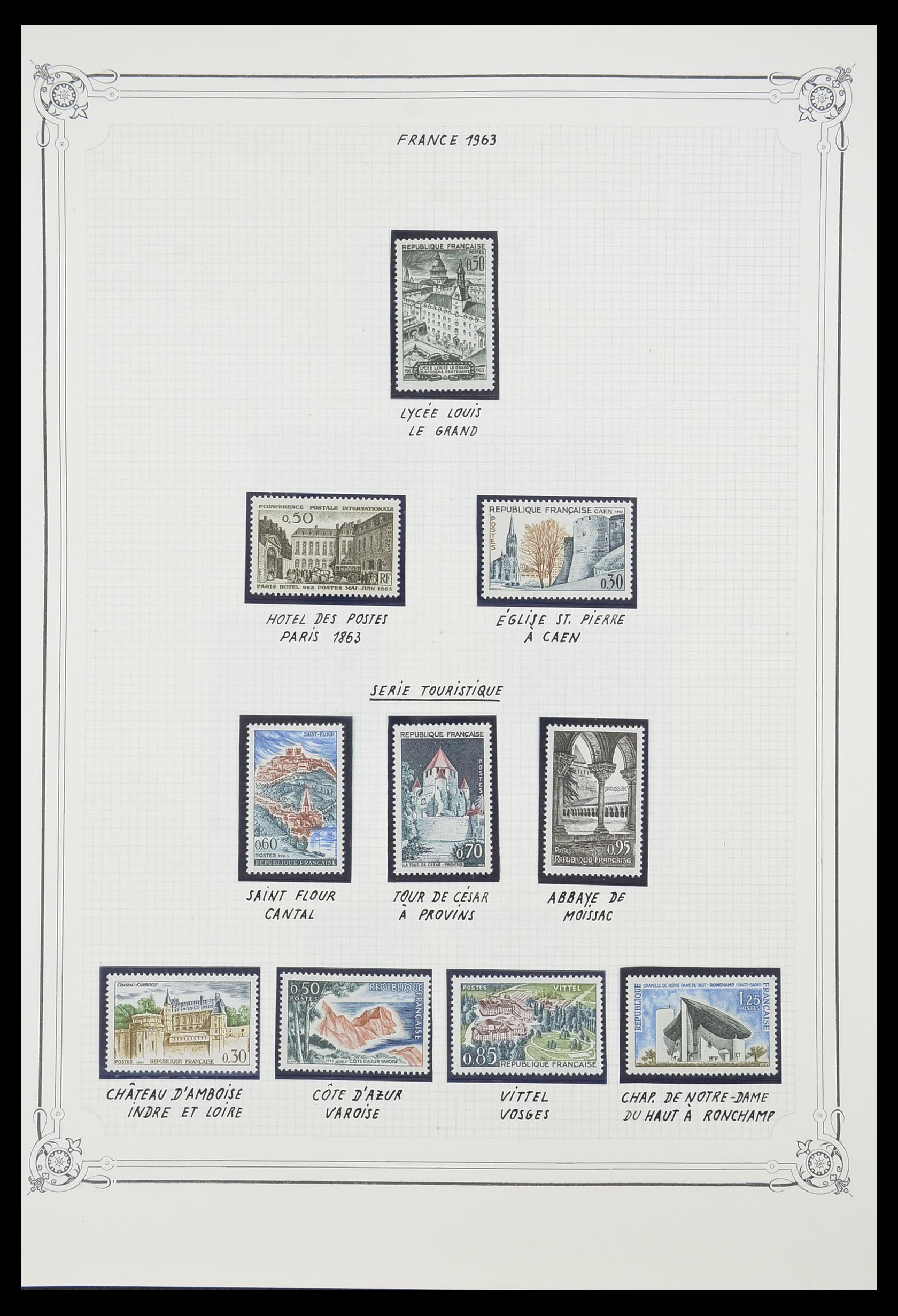 33847 053 - Postzegelverzameling 33847 Frankrijk 1951-1979.