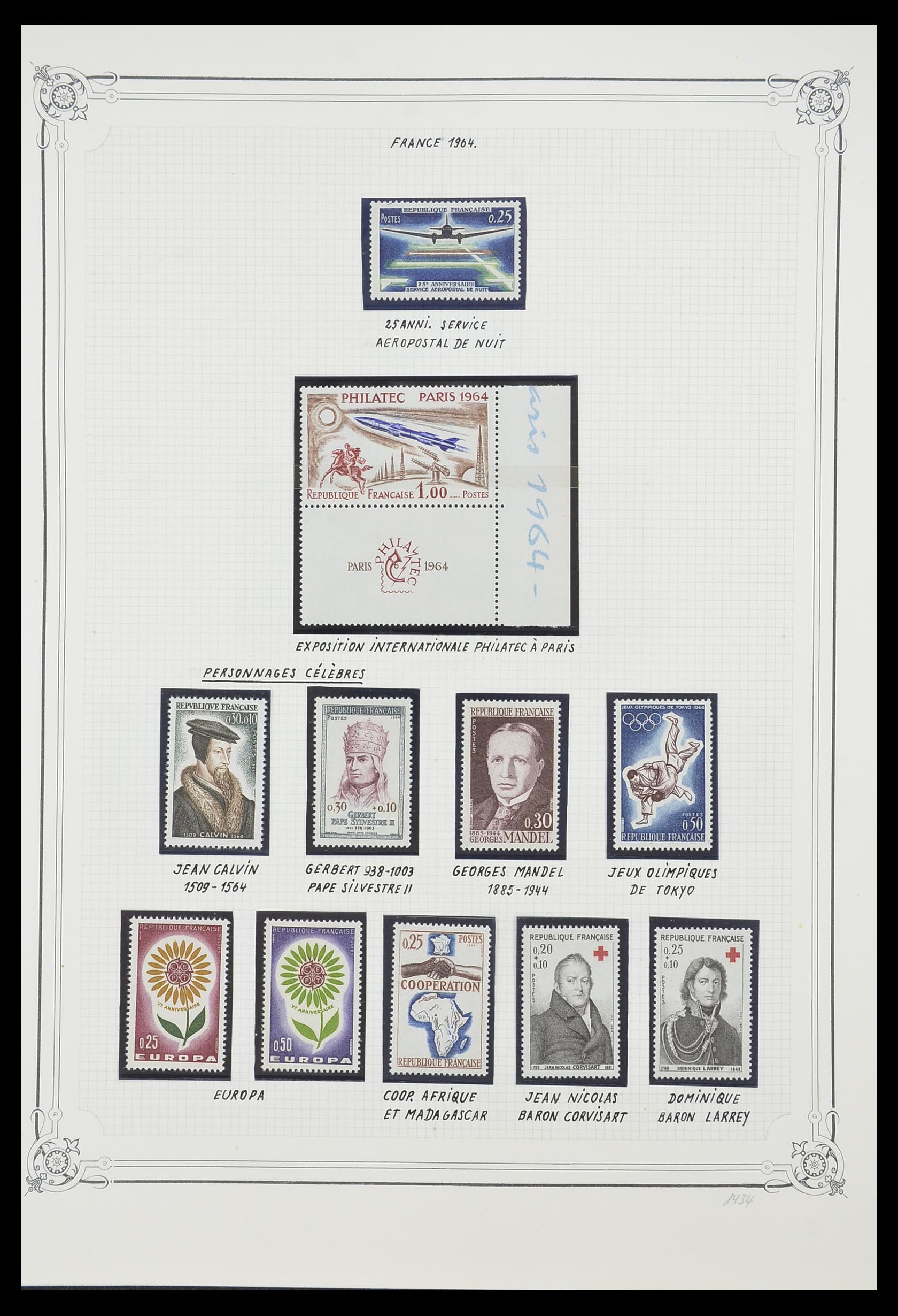 33847 057 - Postzegelverzameling 33847 Frankrijk 1951-1979.