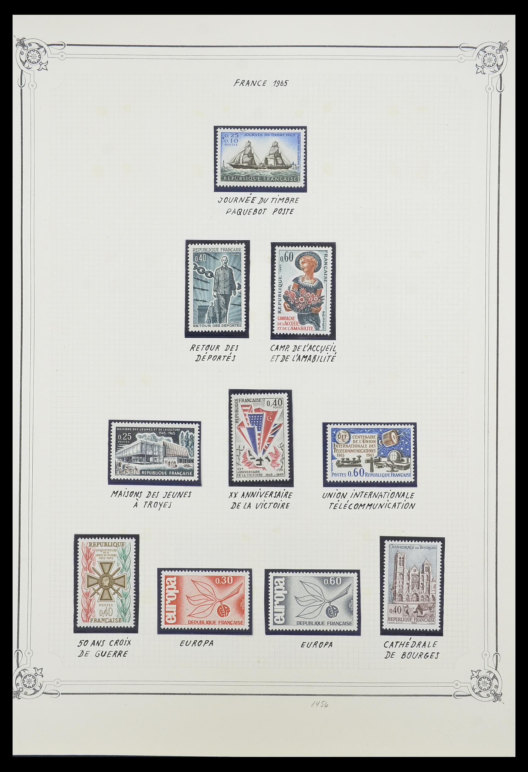 33847 059 - Postzegelverzameling 33847 Frankrijk 1951-1979.