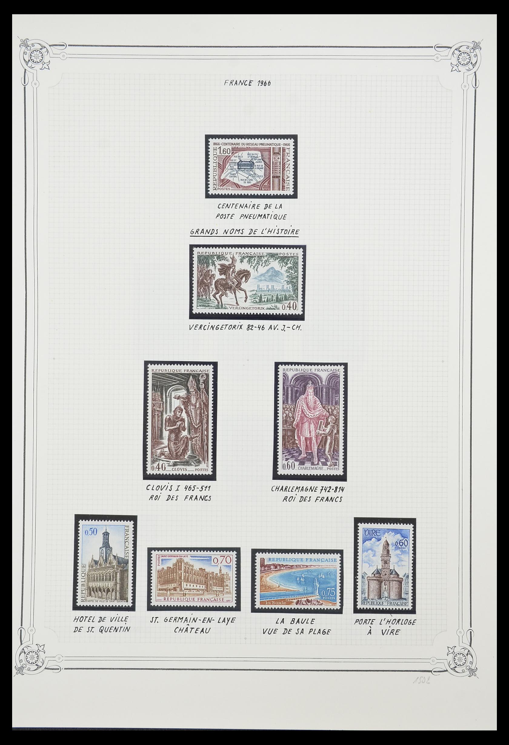 33847 064 - Stamp collection 33847 France 1951-1979.