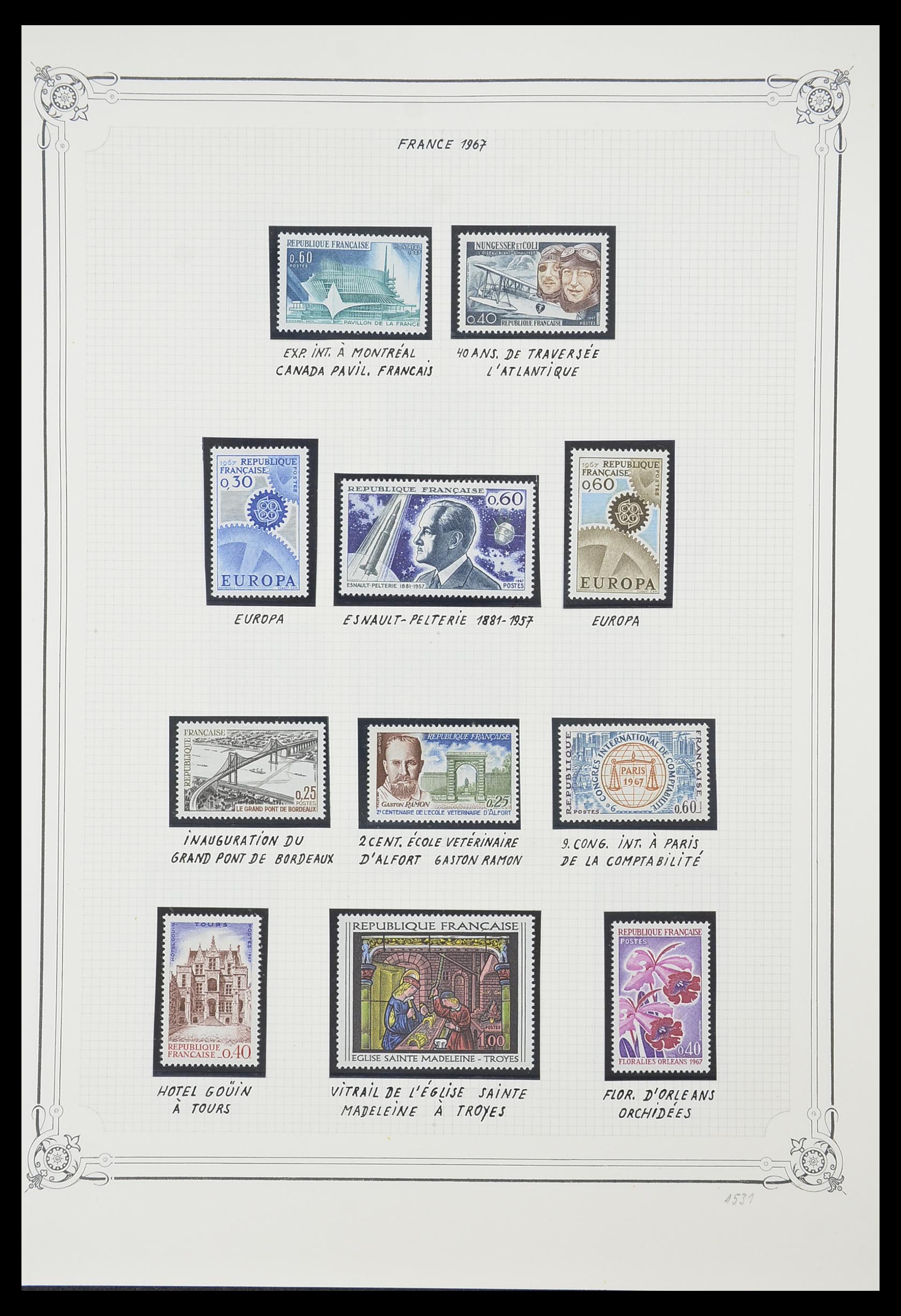 33847 067 - Stamp collection 33847 France 1951-1979.