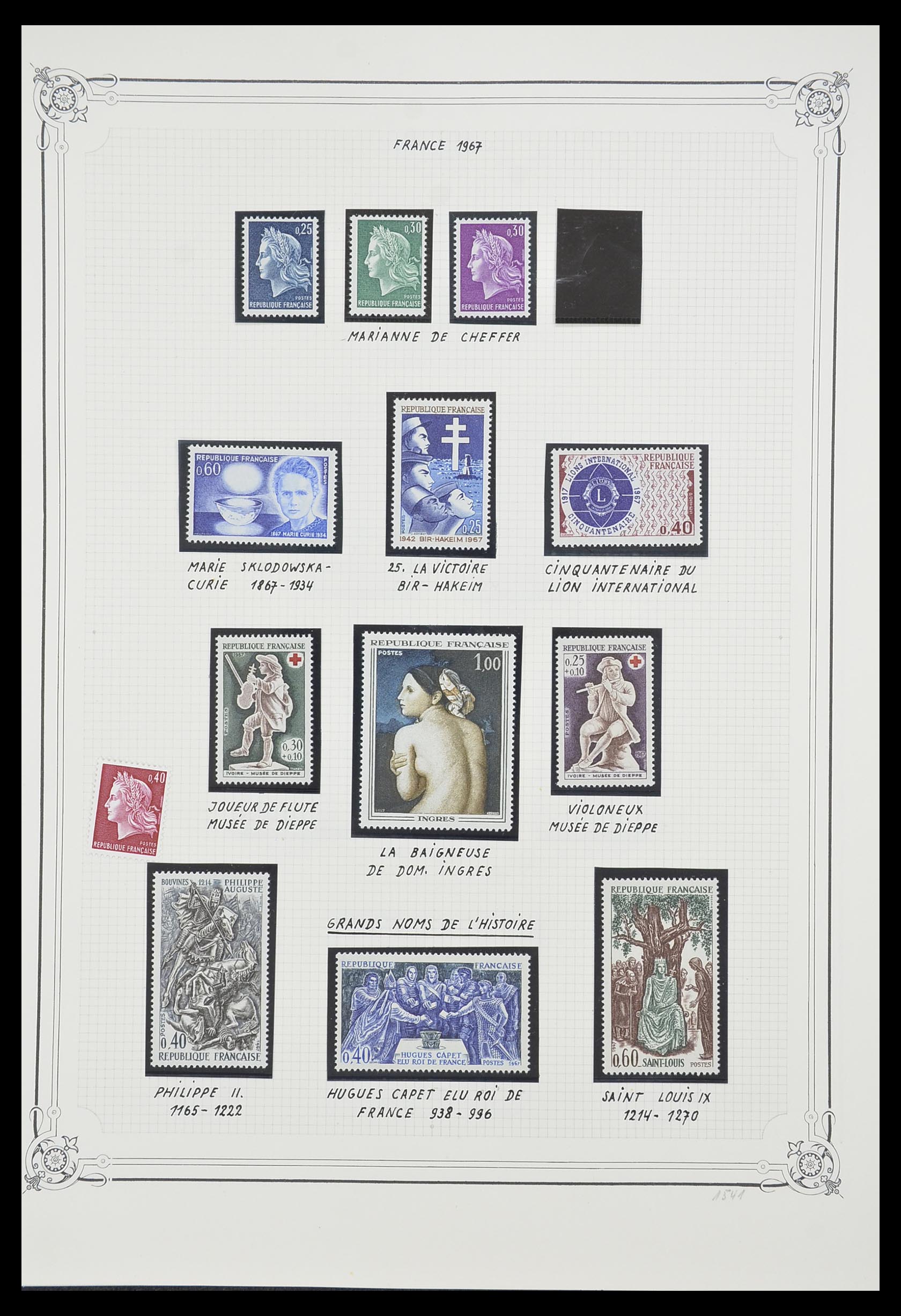 33847 068 - Stamp collection 33847 France 1951-1979.