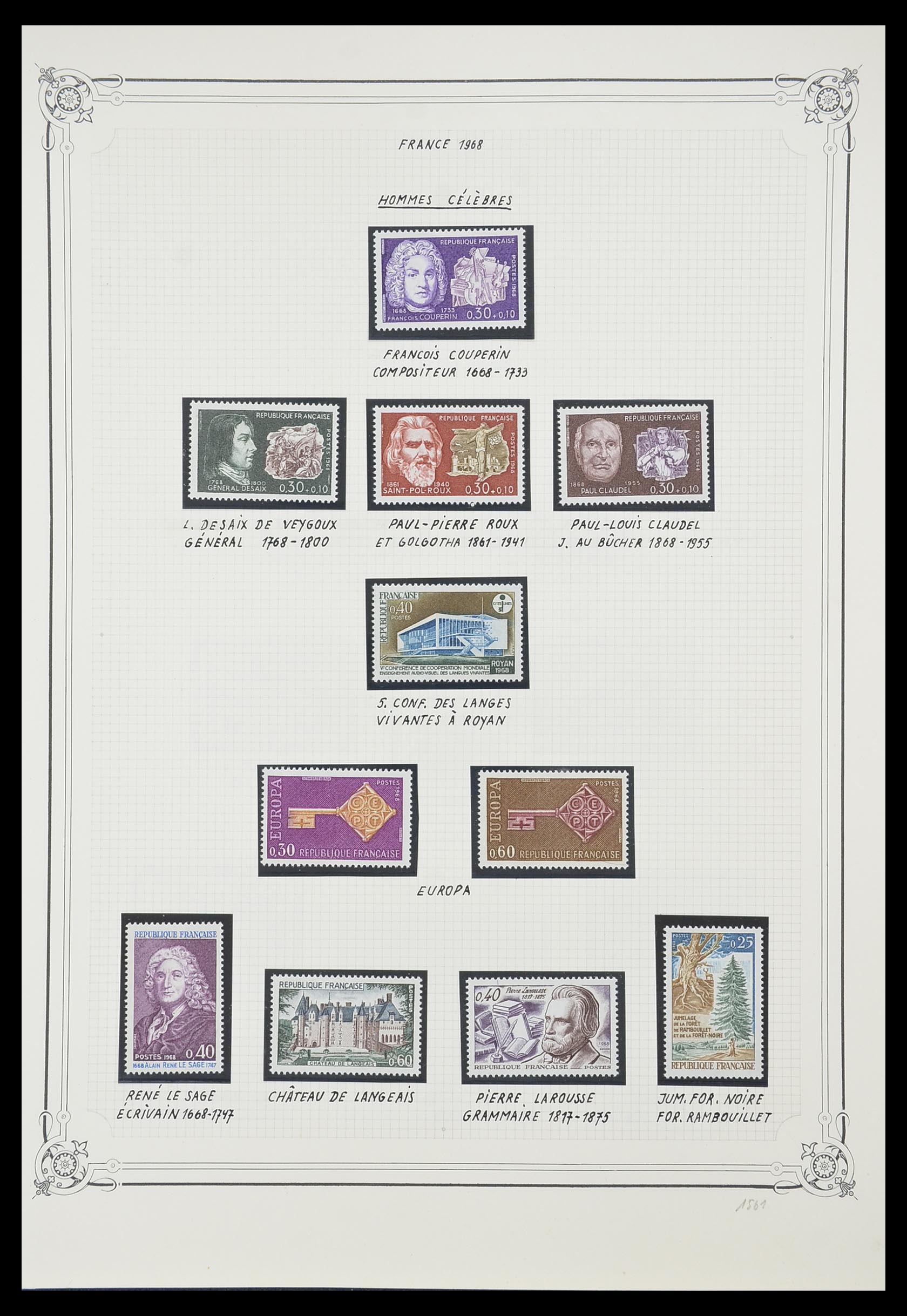 33847 070 - Stamp collection 33847 France 1951-1979.