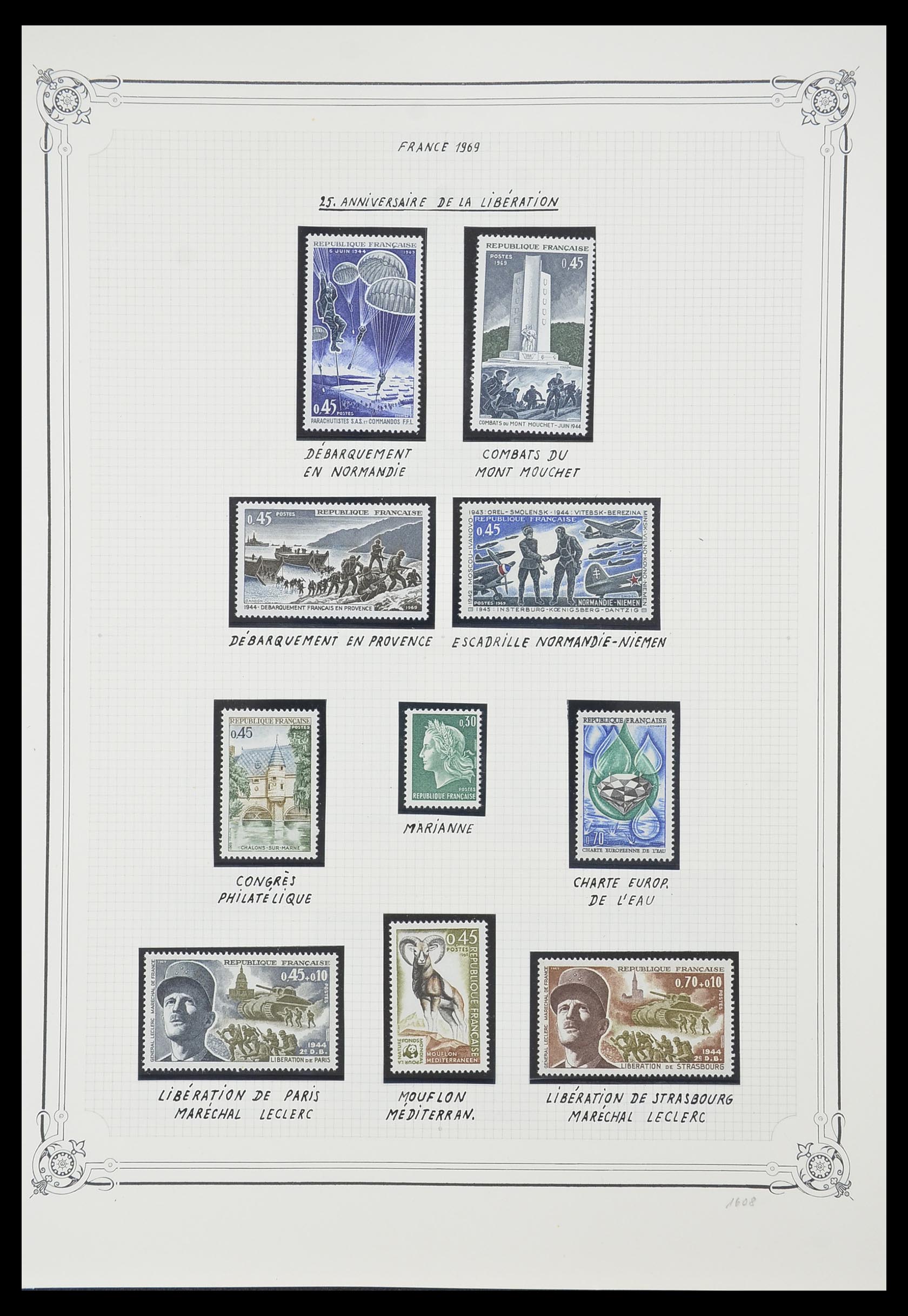 33847 075 - Stamp collection 33847 France 1951-1979.