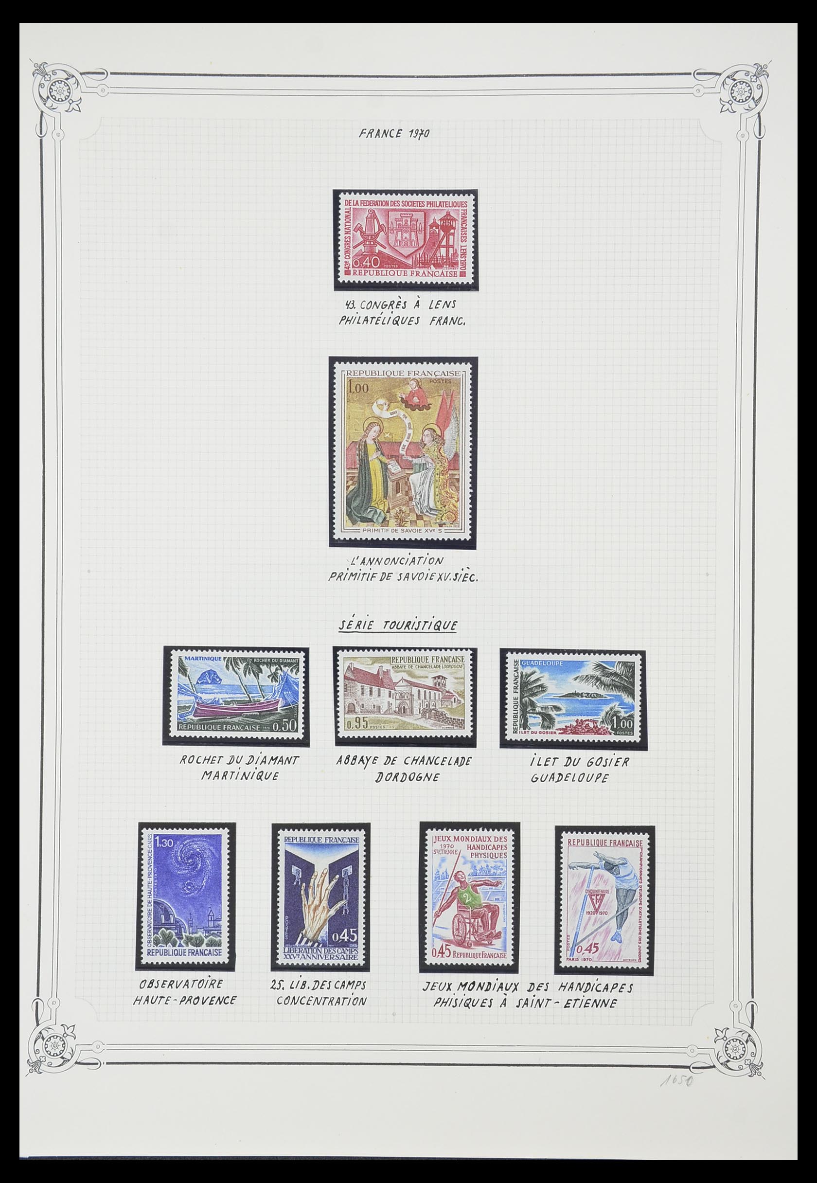 33847 079 - Stamp collection 33847 France 1951-1979.