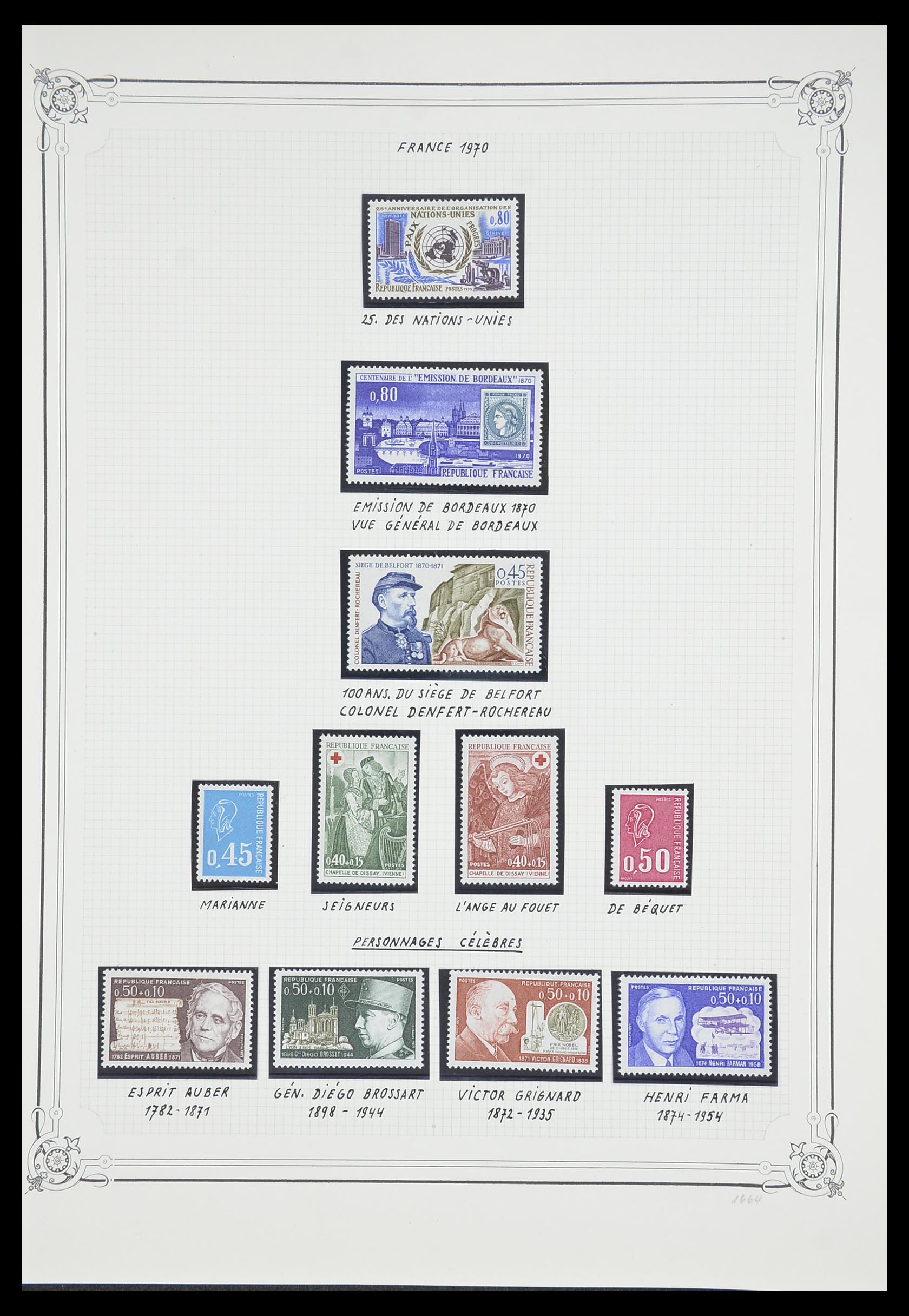 33847 081 - Stamp collection 33847 France 1951-1979.