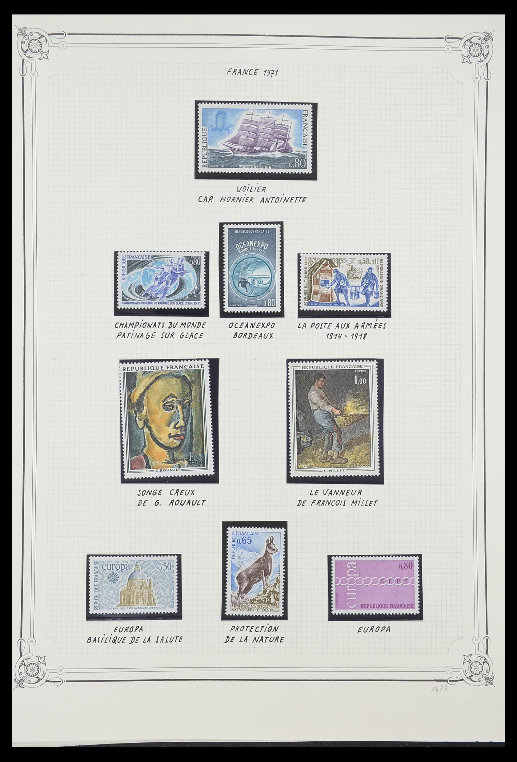 33847 082 - Stamp collection 33847 France 1951-1979.