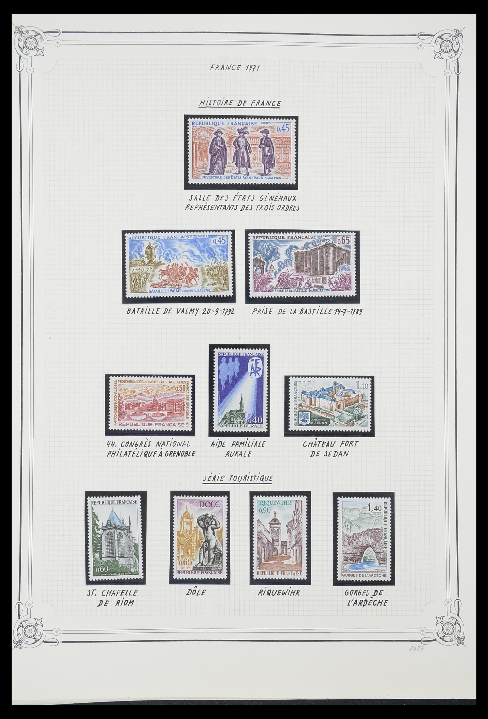 33847 083 - Stamp collection 33847 France 1951-1979.