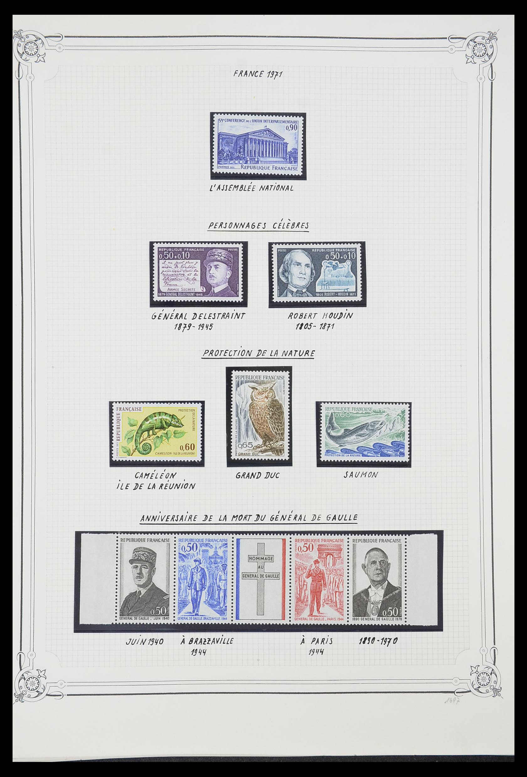 33847 084 - Stamp collection 33847 France 1951-1979.
