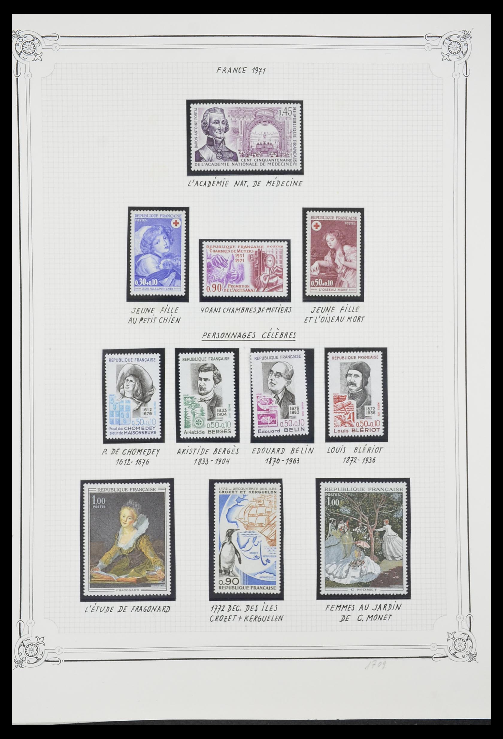 33847 085 - Stamp collection 33847 France 1951-1979.