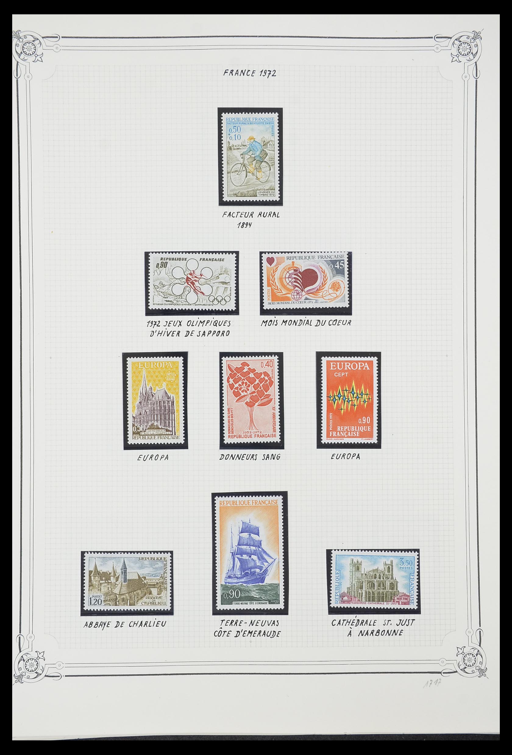 33847 086 - Stamp collection 33847 France 1951-1979.
