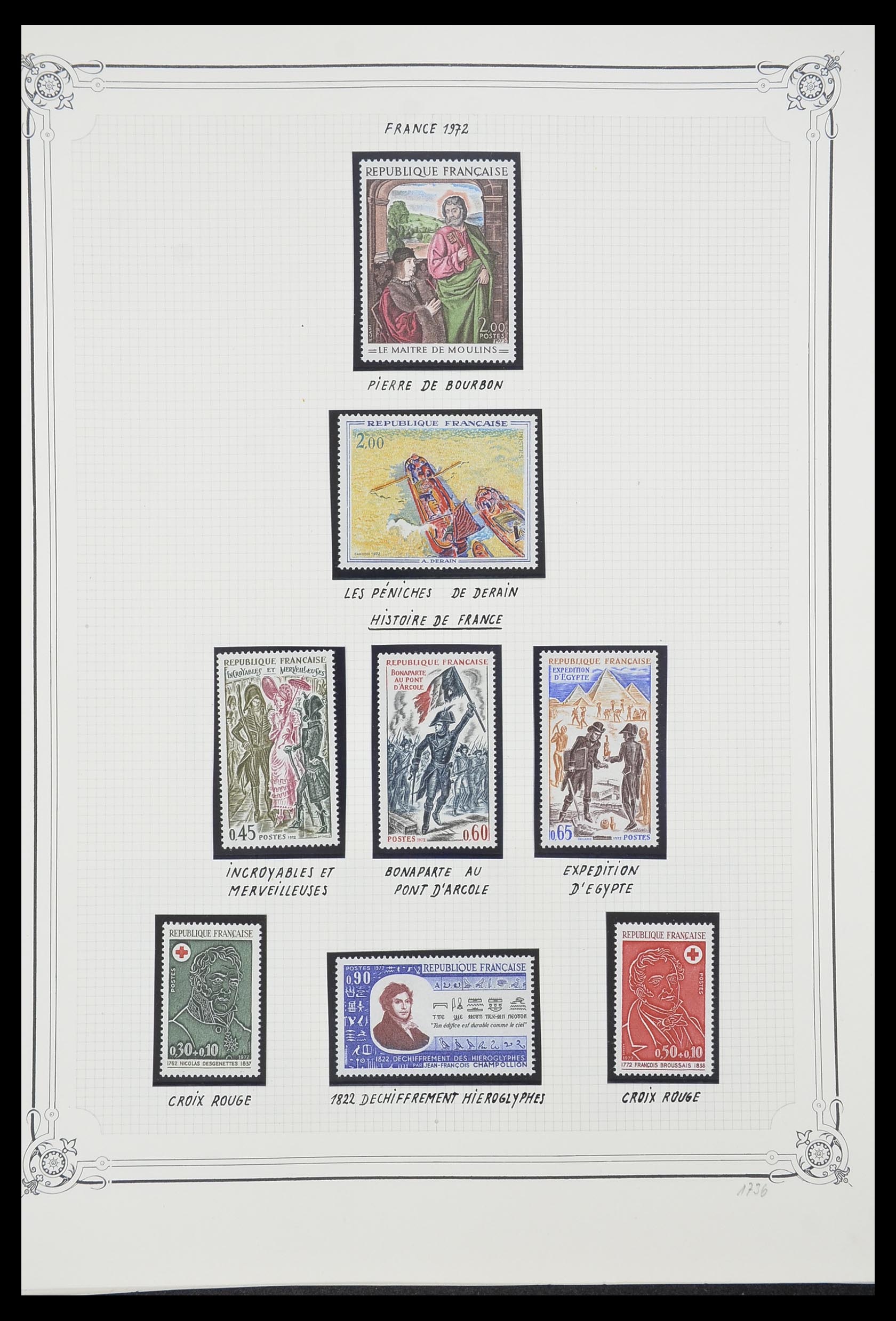33847 088 - Stamp collection 33847 France 1951-1979.