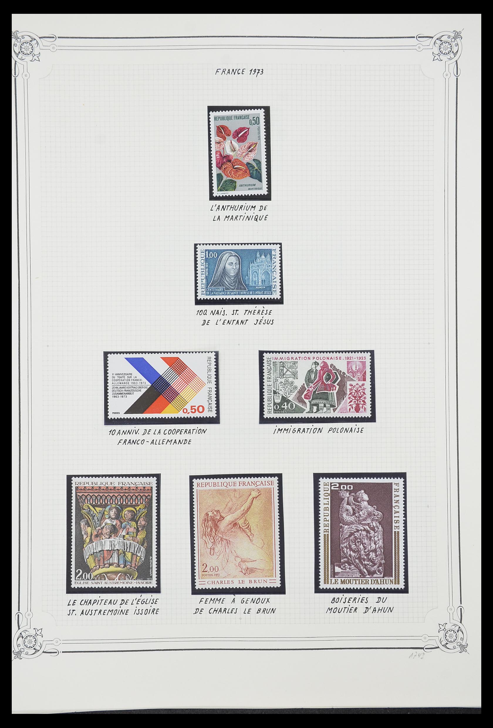33847 089 - Stamp collection 33847 France 1951-1979.
