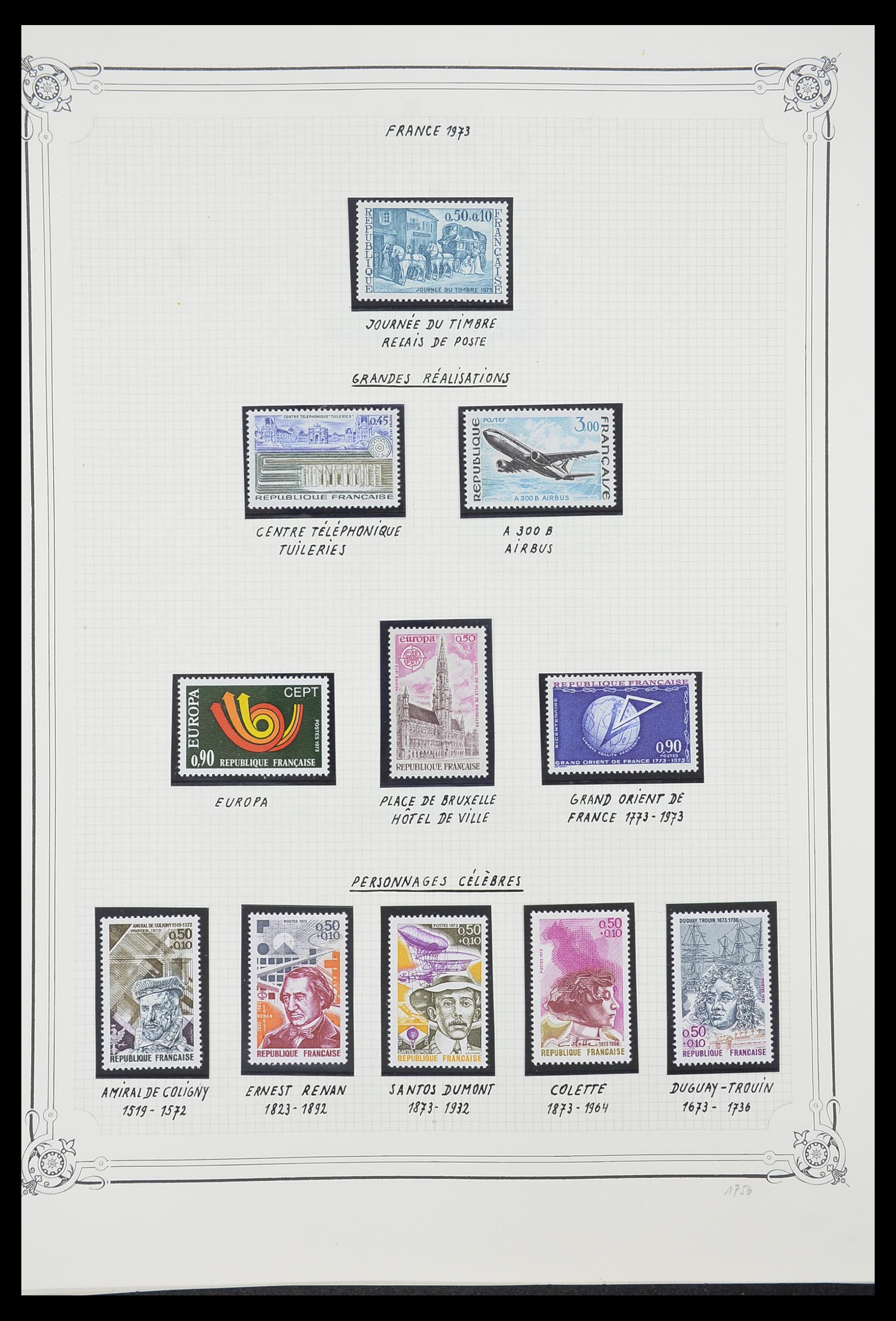 33847 090 - Stamp collection 33847 France 1951-1979.