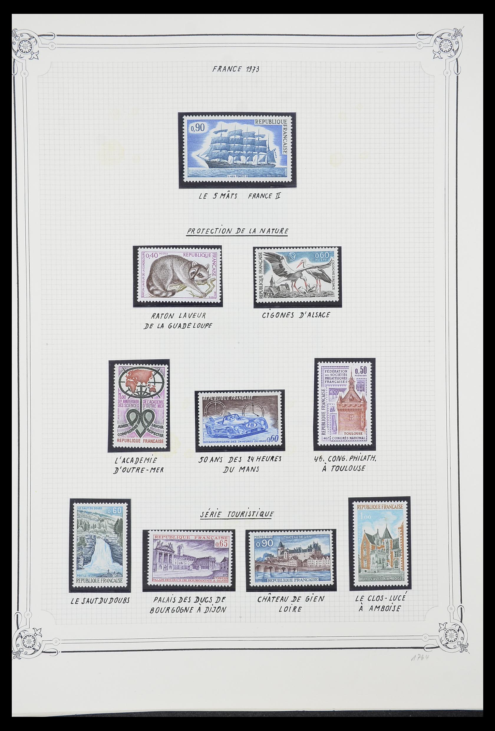 33847 091 - Stamp collection 33847 France 1951-1979.