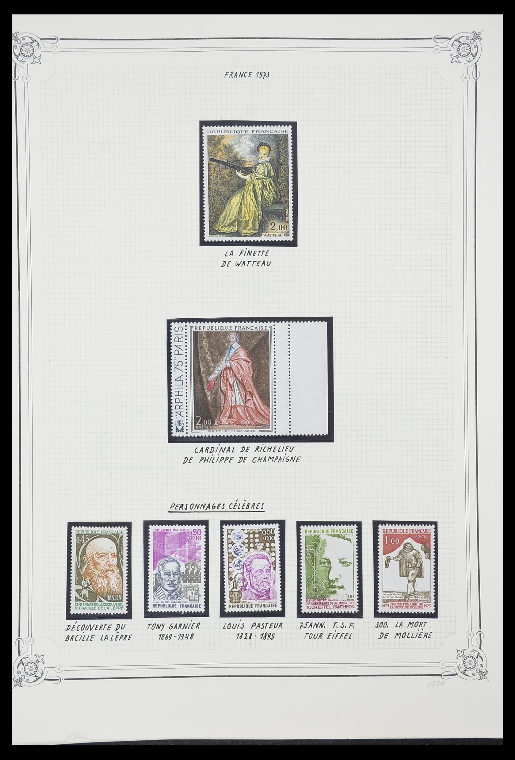 33847 092 - Stamp collection 33847 France 1951-1979.