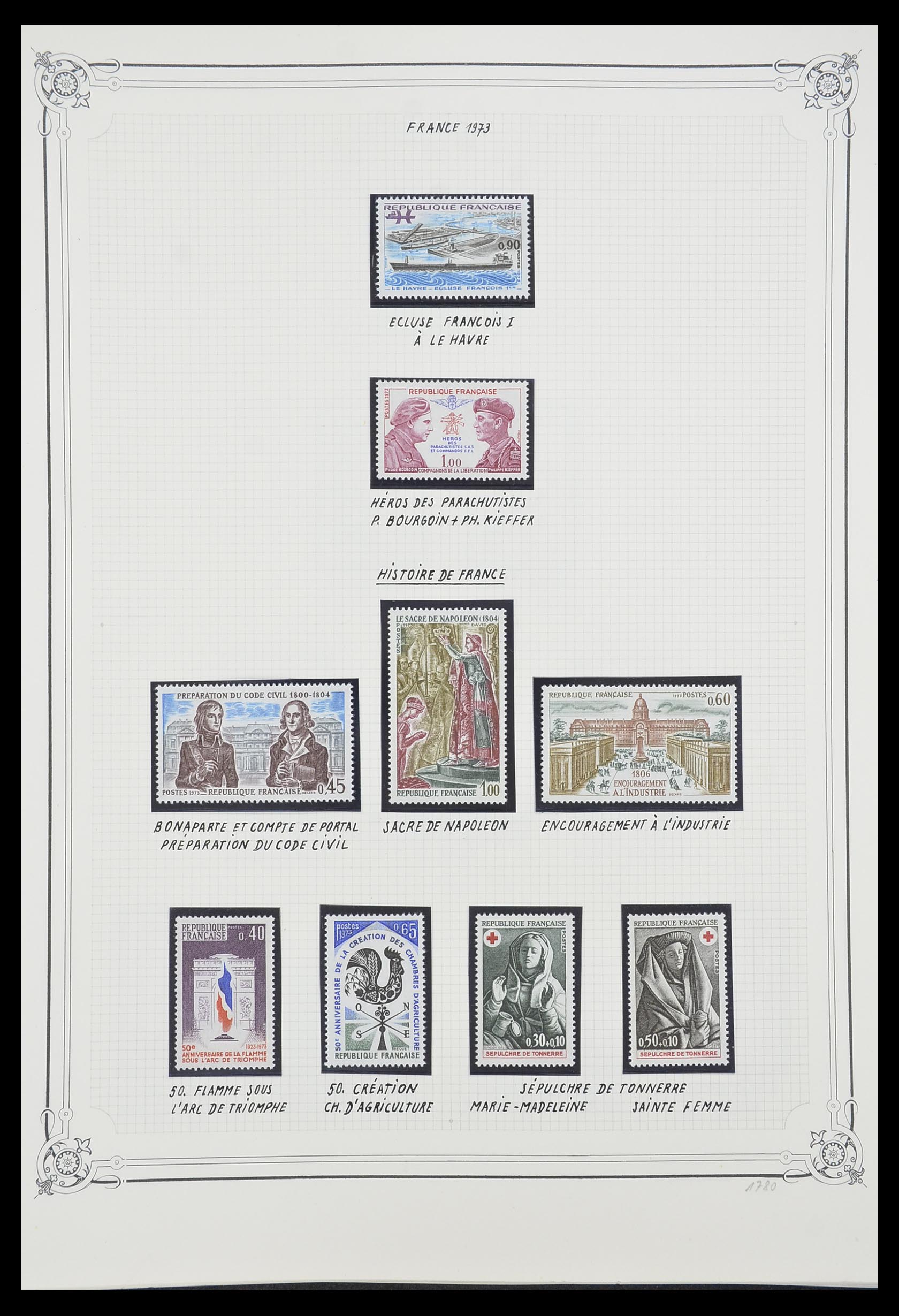 33847 093 - Stamp collection 33847 France 1951-1979.