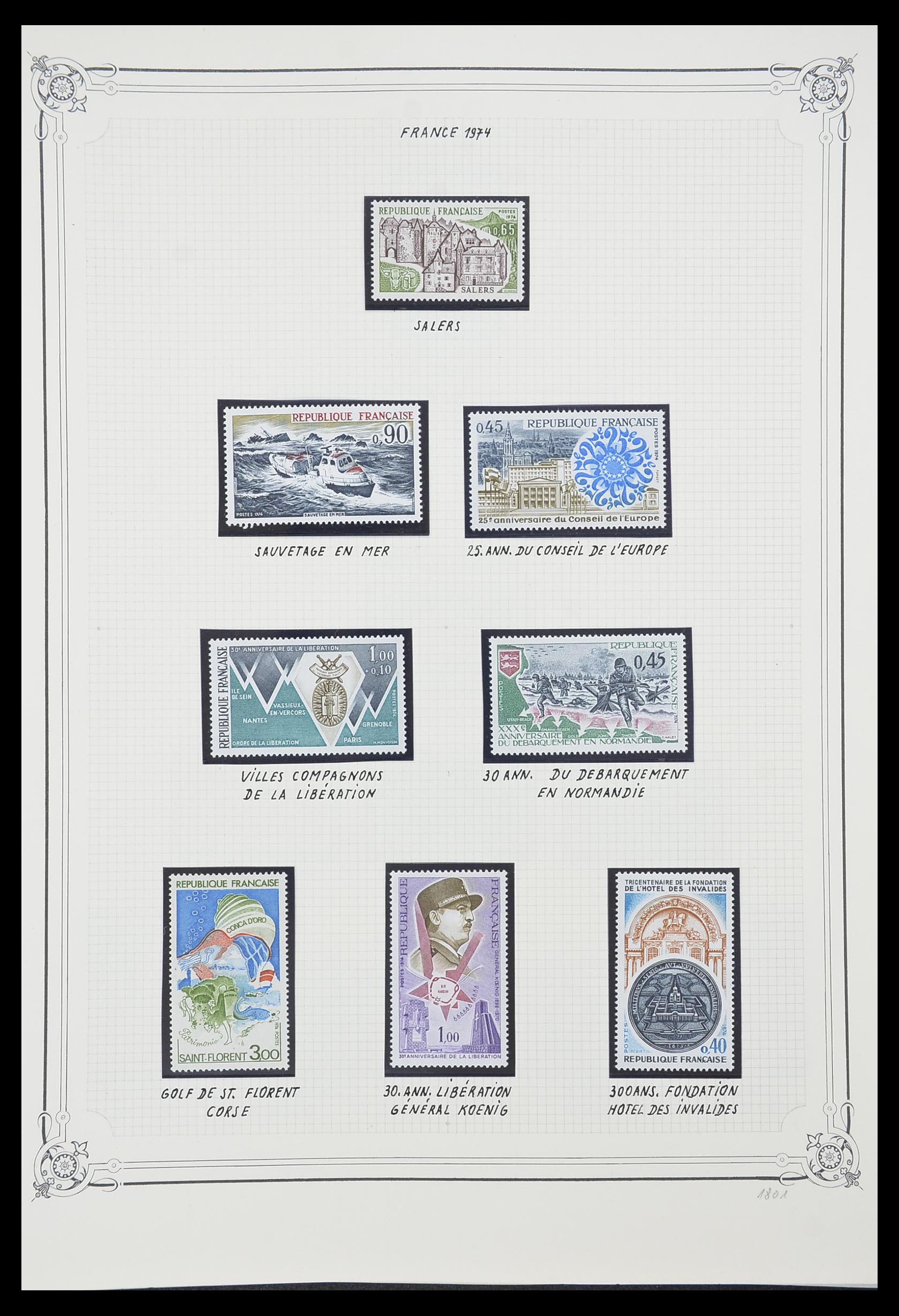 33847 095 - Stamp collection 33847 France 1951-1979.