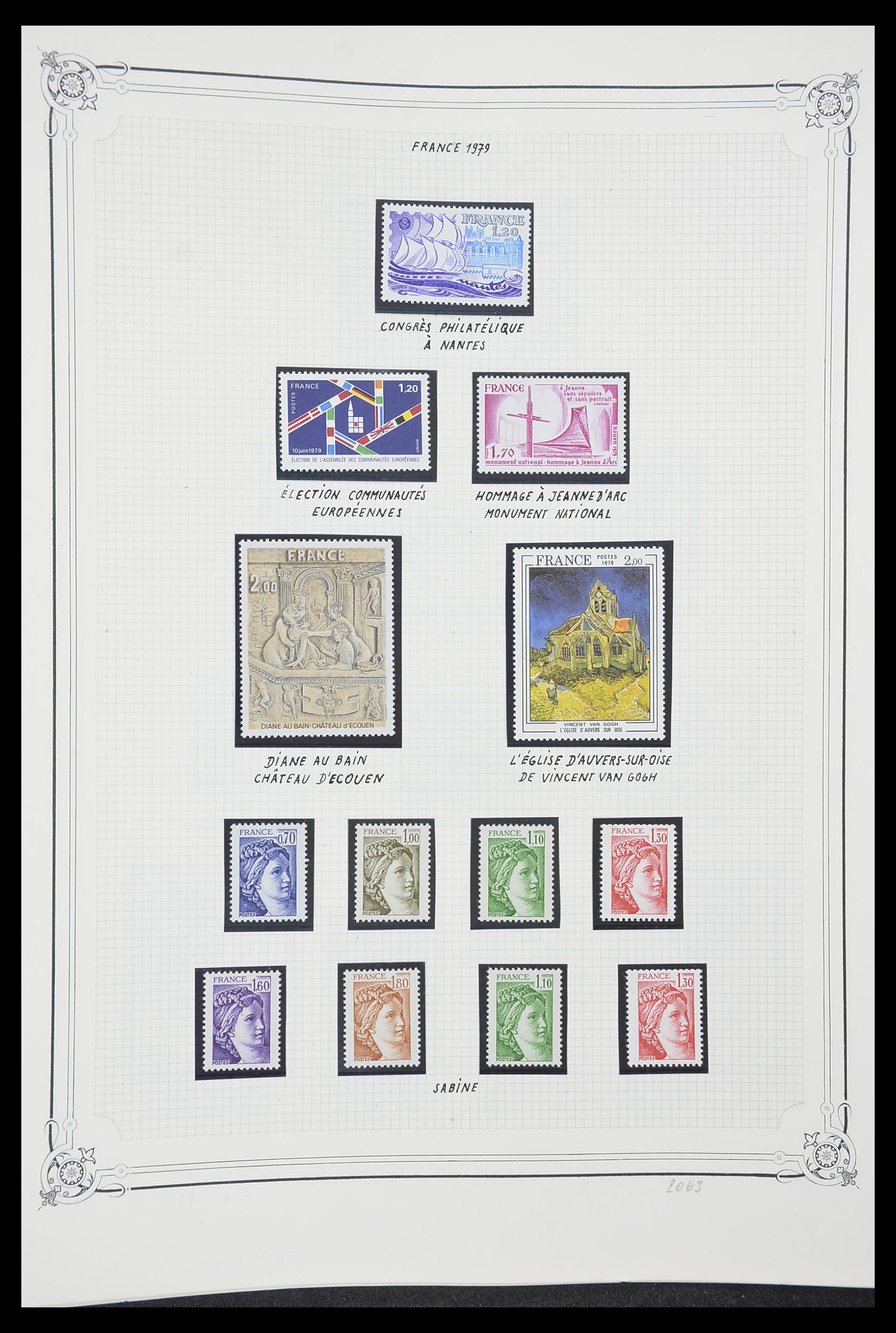 33847 120 - Stamp collection 33847 France 1951-1979.