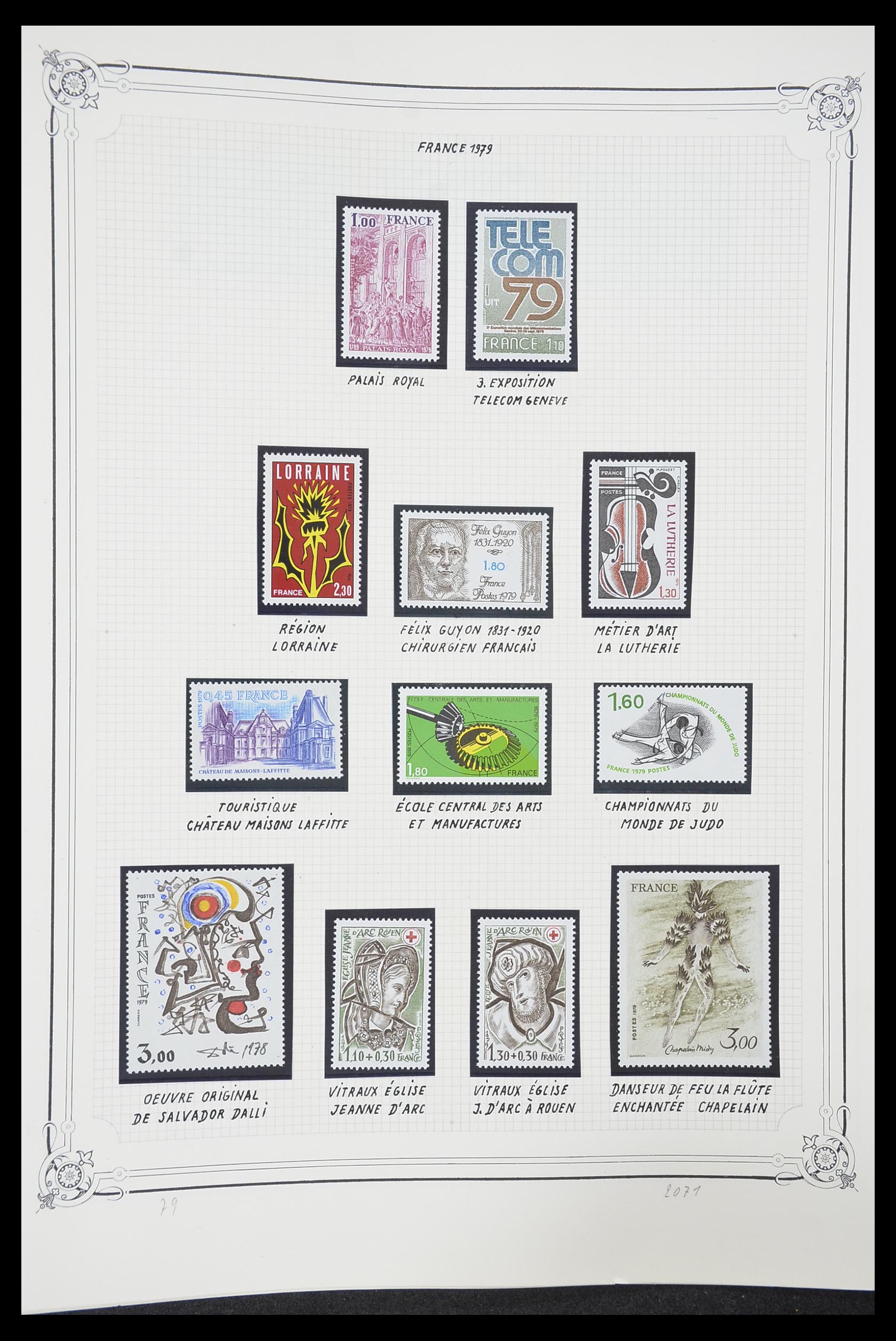 33847 121 - Postzegelverzameling 33847 Frankrijk 1951-1979.