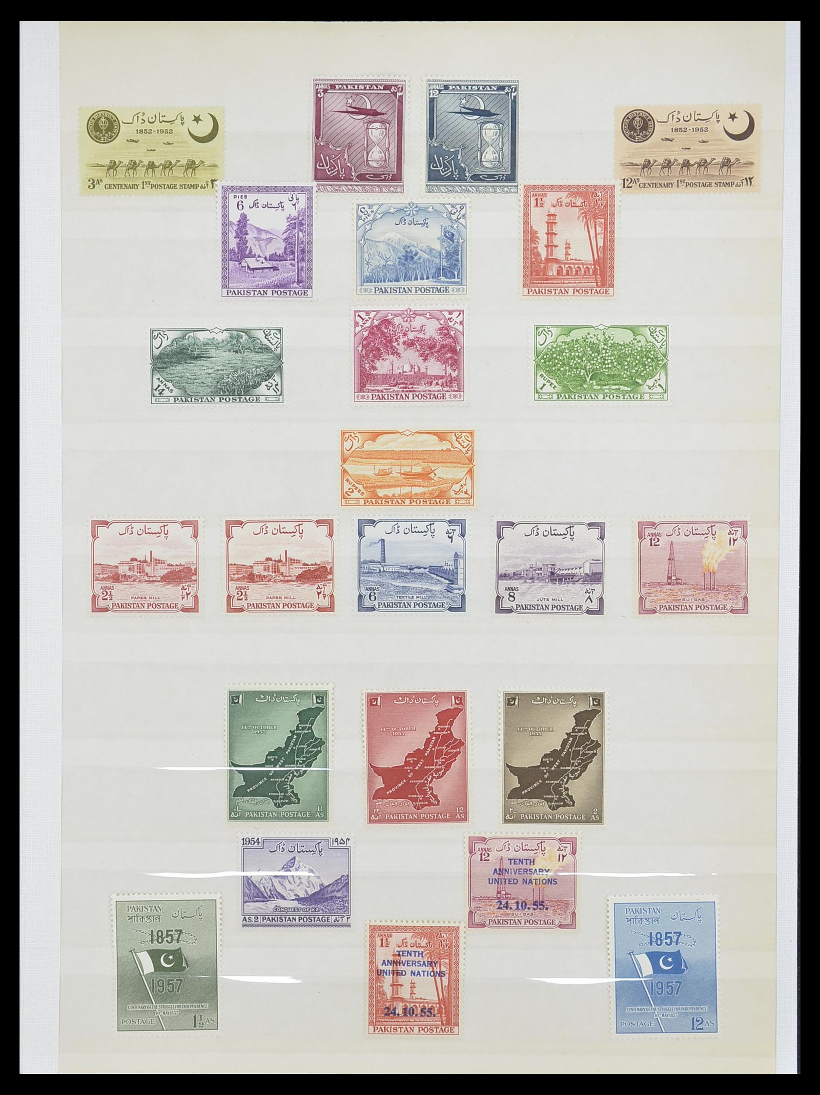 33848 003 - Postzegelverzameling 33848 Pakistan 1947-1974.