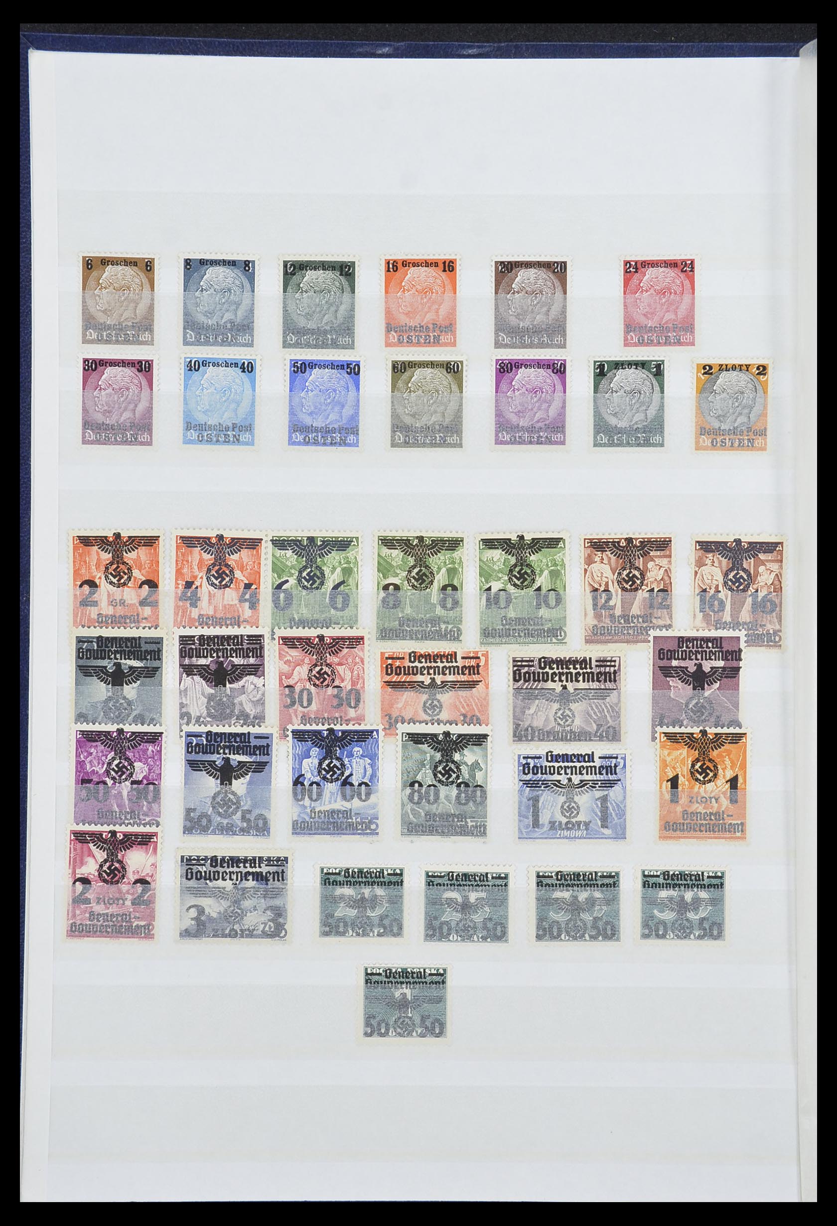 33850 001 - Stamp collection 33850 German occupations 2nd worldwar 1939-1945.