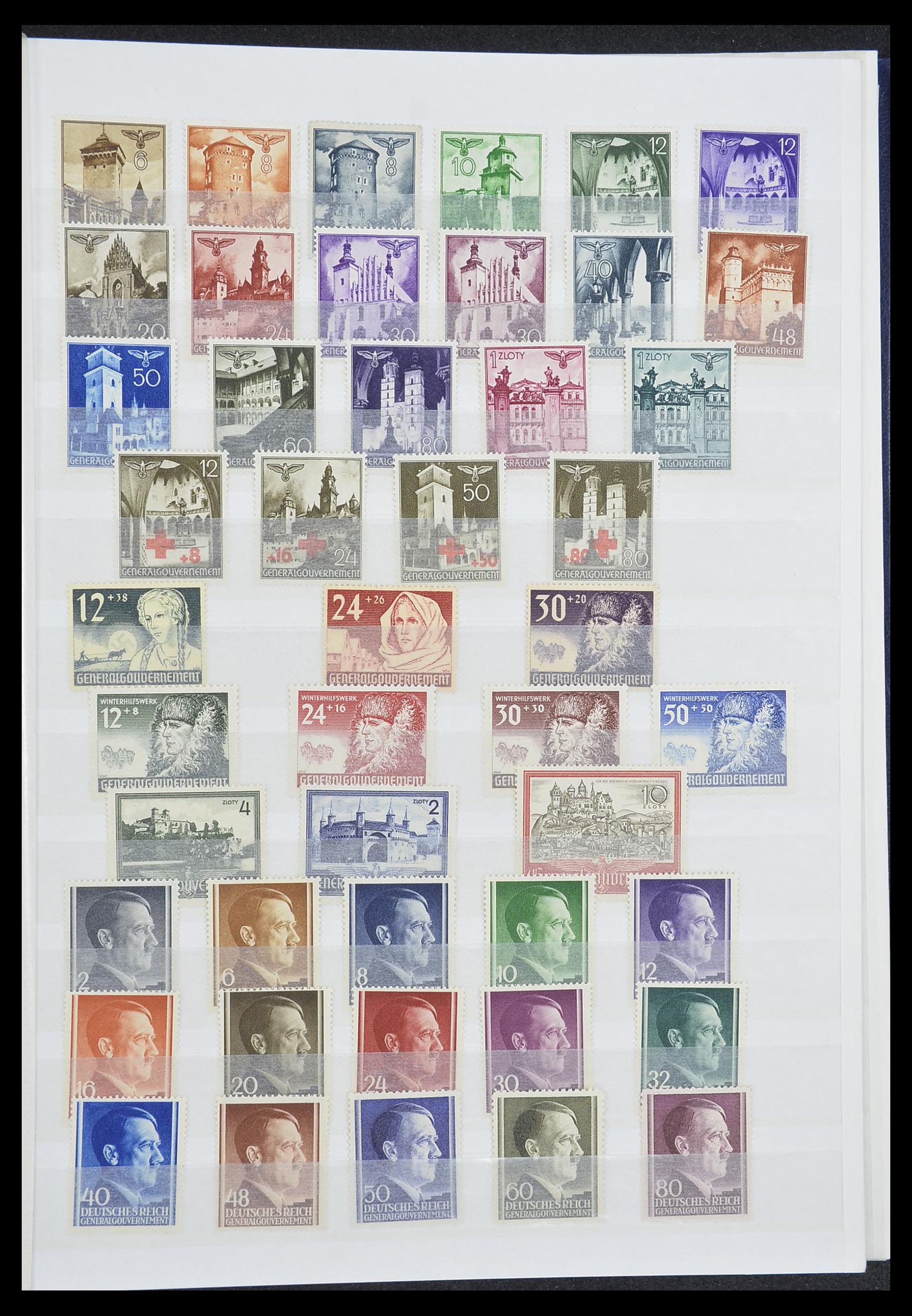 33850 002 - Stamp collection 33850 German occupations 2nd worldwar 1939-1945.