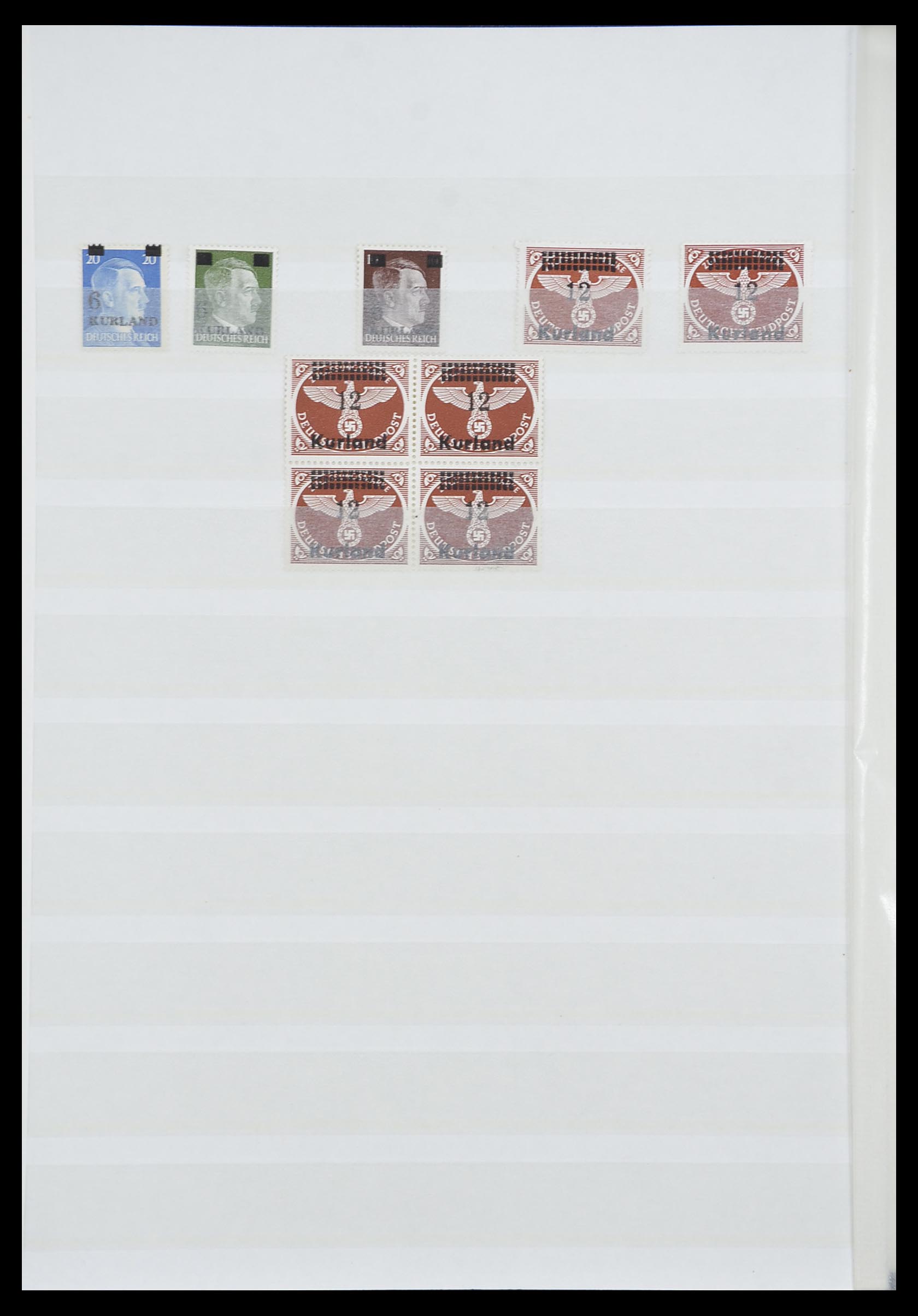 33850 006 - Postzegelverzameling 33850 Duitse bezettingen 2e wereldoorlog 1939-19