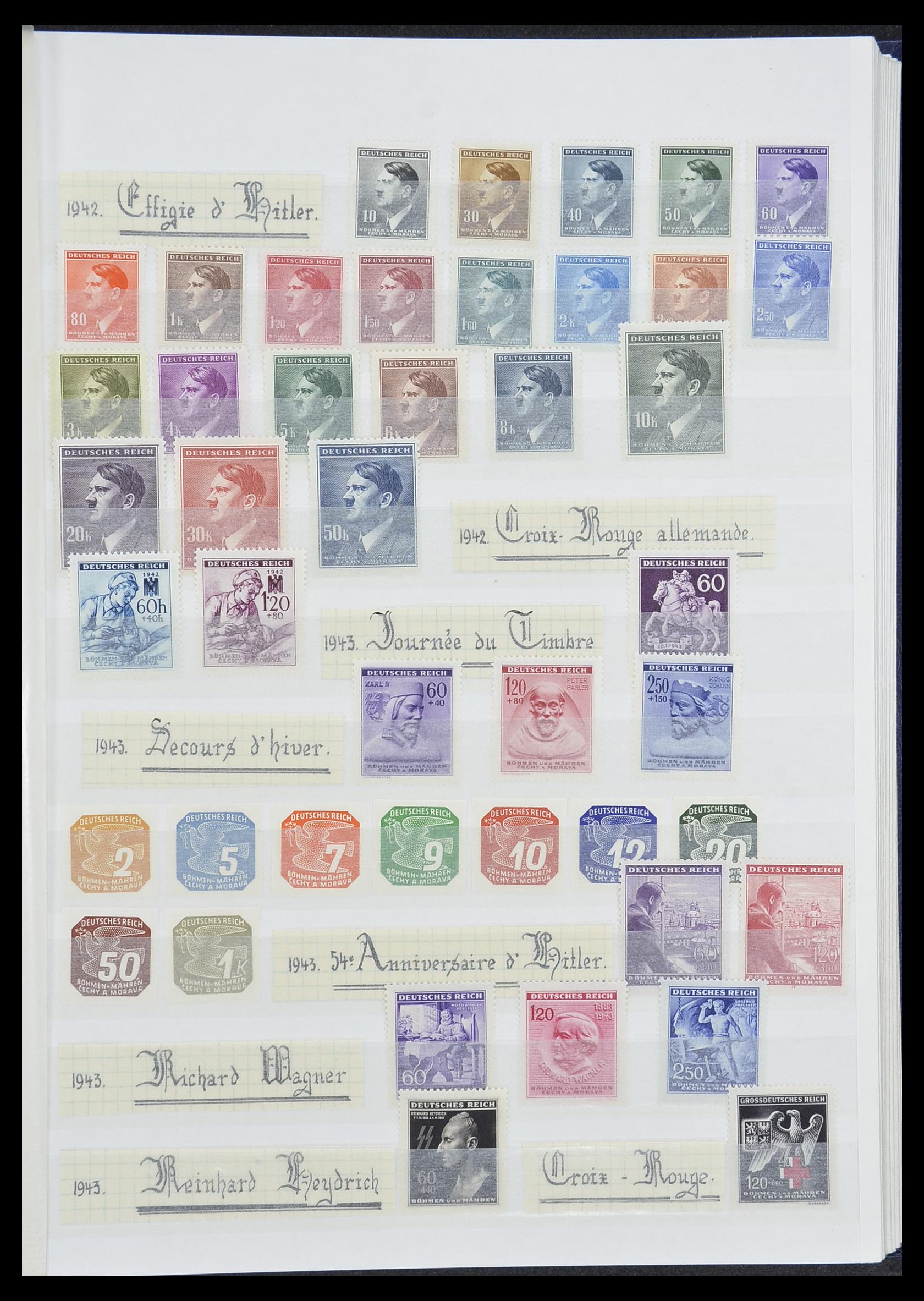 33850 011 - Stamp collection 33850 German occupations 2nd worldwar 1939-1945.