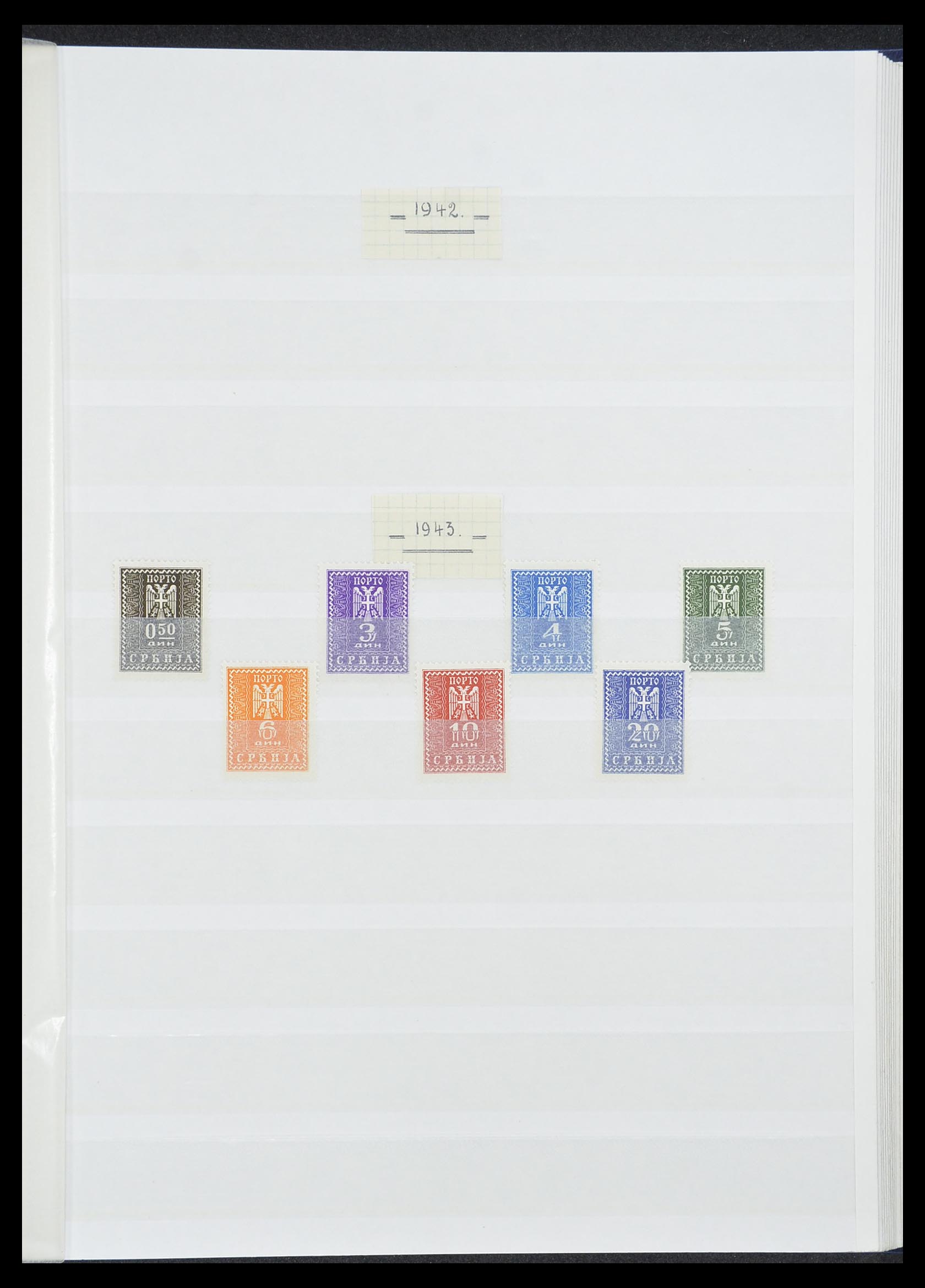 33850 021 - Postzegelverzameling 33850 Duitse bezettingen 2e wereldoorlog 1939-19