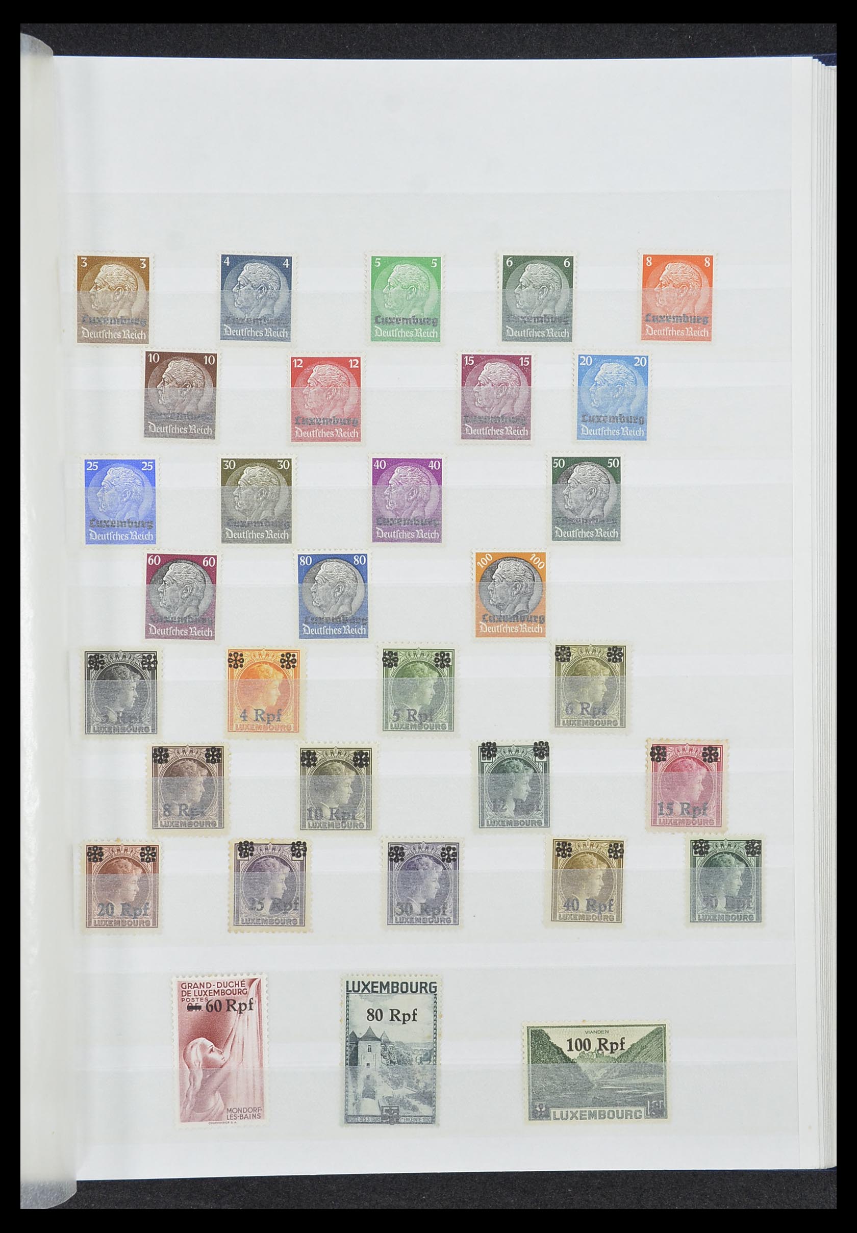 33850 023 - Postzegelverzameling 33850 Duitse bezettingen 2e wereldoorlog 1939-19