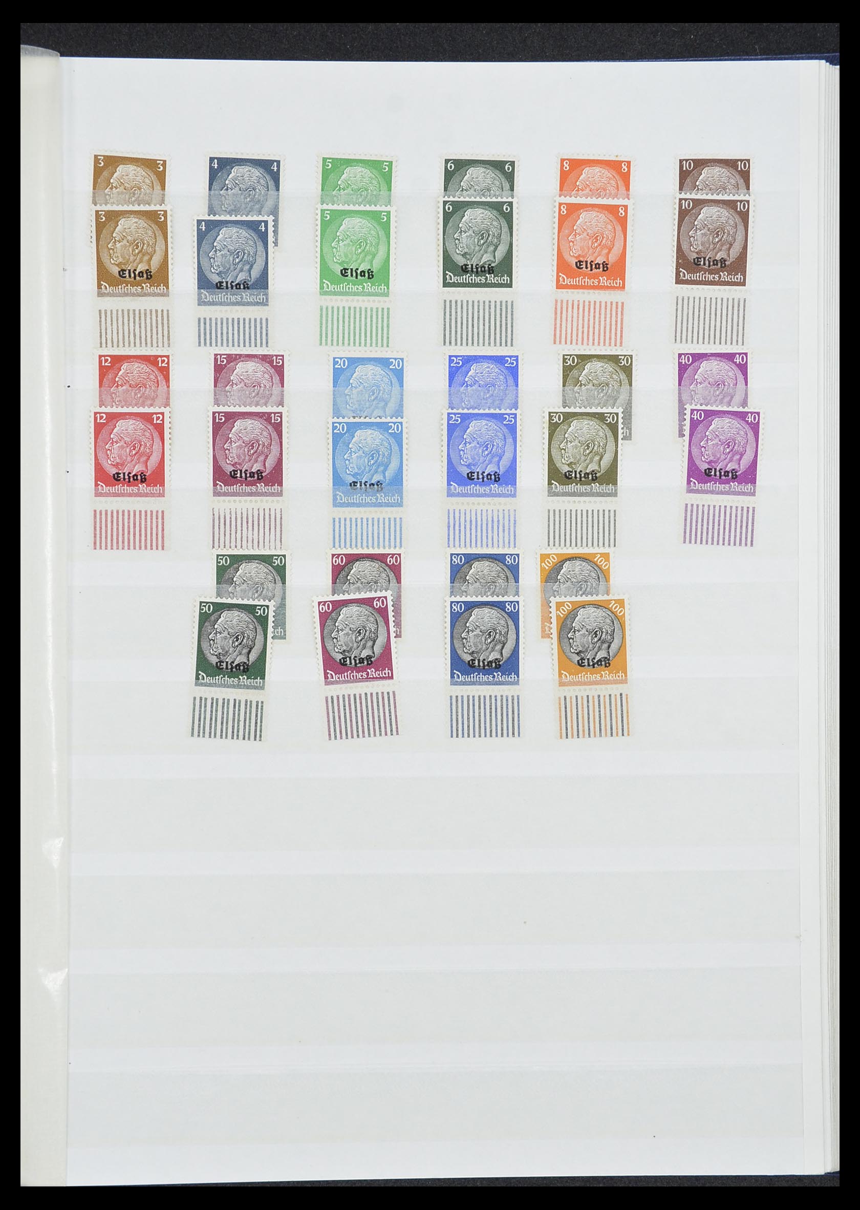 33850 024 - Postzegelverzameling 33850 Duitse bezettingen 2e wereldoorlog 1939-19