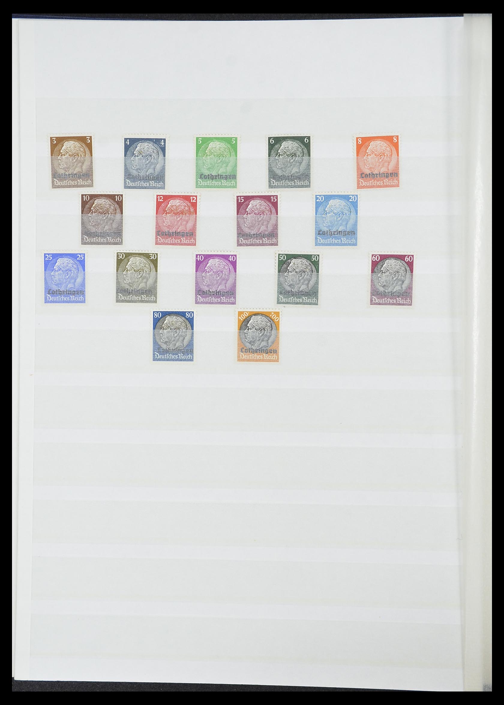 33850 026 - Postzegelverzameling 33850 Duitse bezettingen 2e wereldoorlog 1939-19