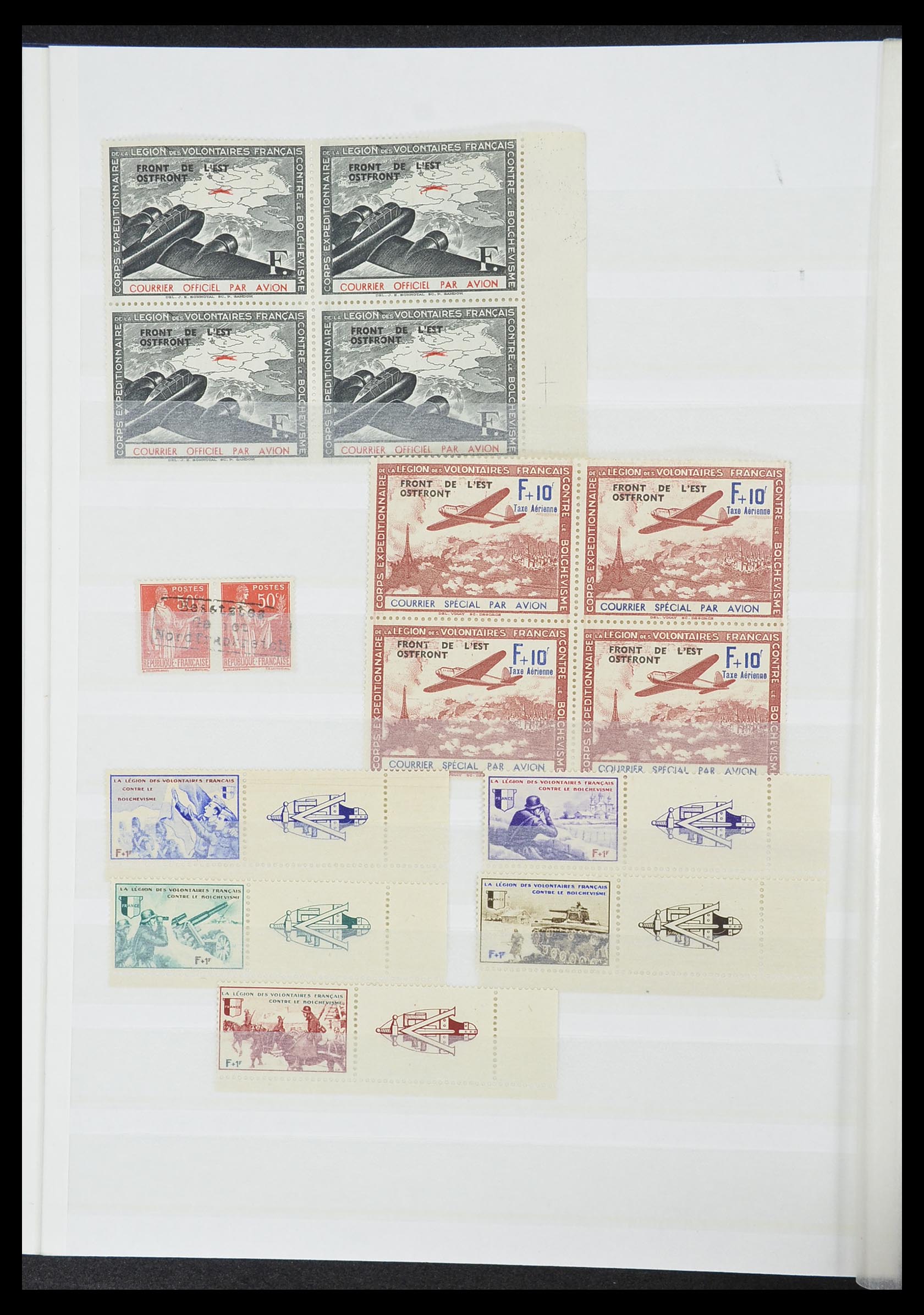 33850 028 - Postzegelverzameling 33850 Duitse bezettingen 2e wereldoorlog 1939-19