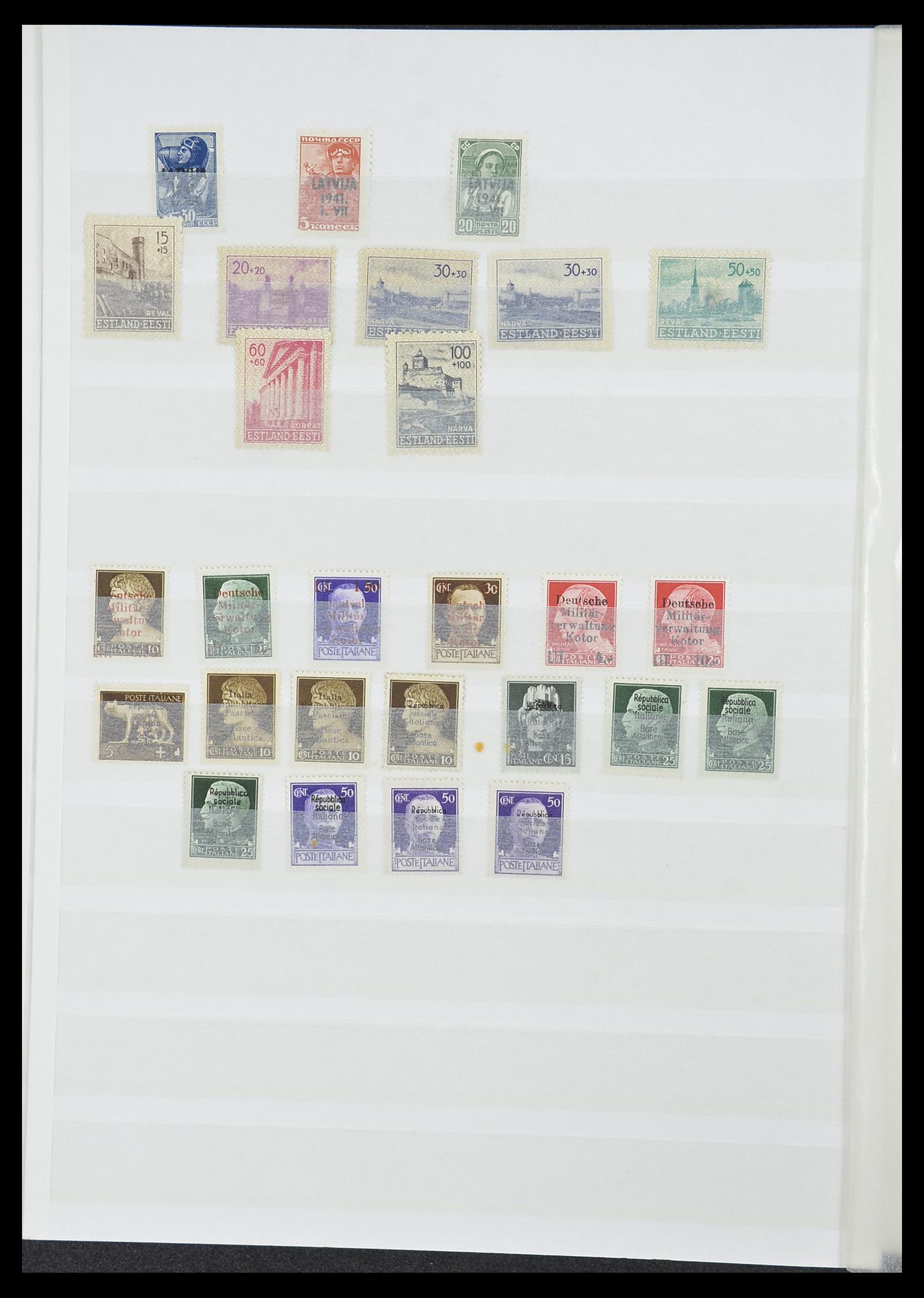 33850 030 - Postzegelverzameling 33850 Duitse bezettingen 2e wereldoorlog 1939-19