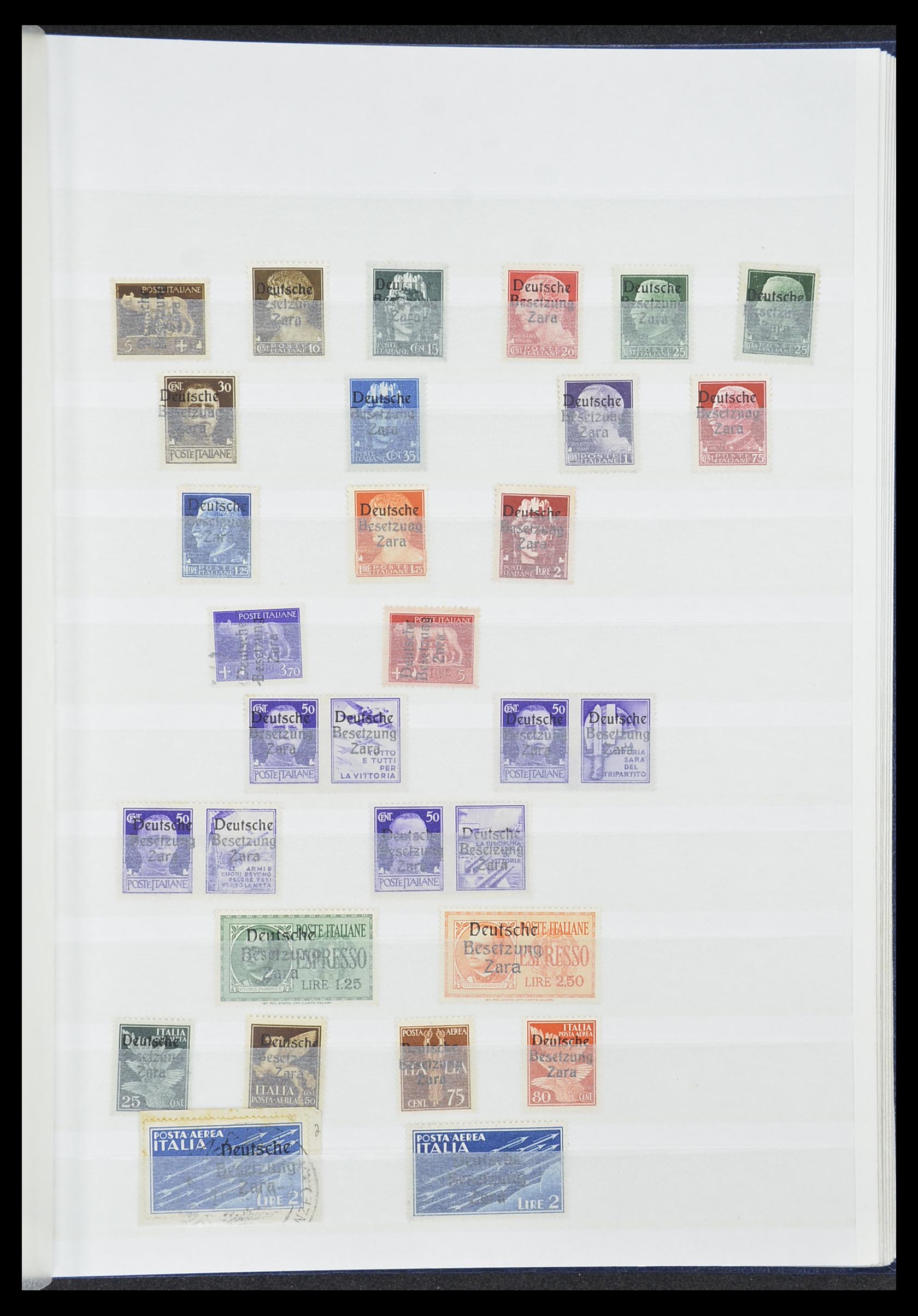 33850 031 - Postzegelverzameling 33850 Duitse bezettingen 2e wereldoorlog 1939-19