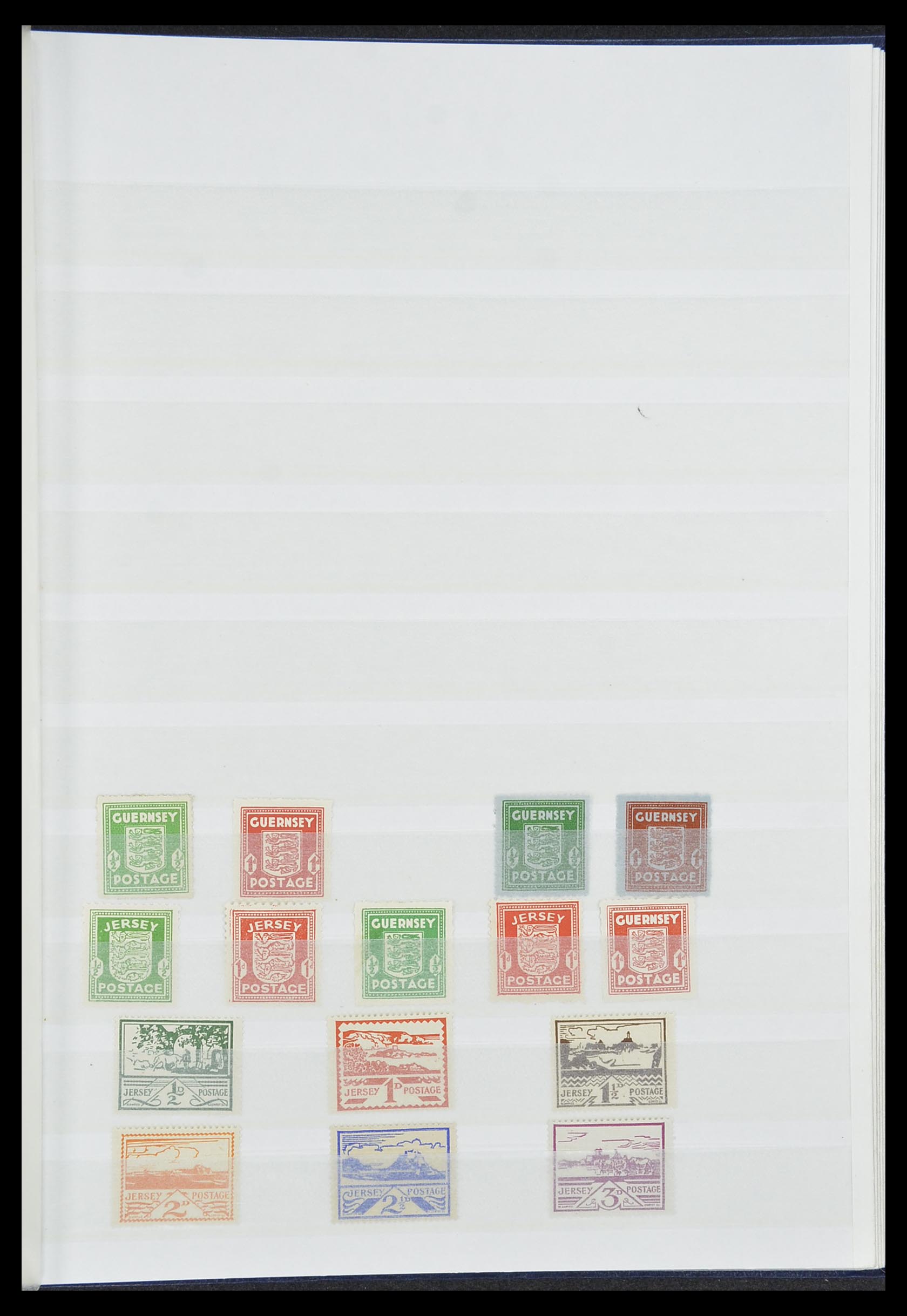33850 033 - Postzegelverzameling 33850 Duitse bezettingen 2e wereldoorlog 1939-19