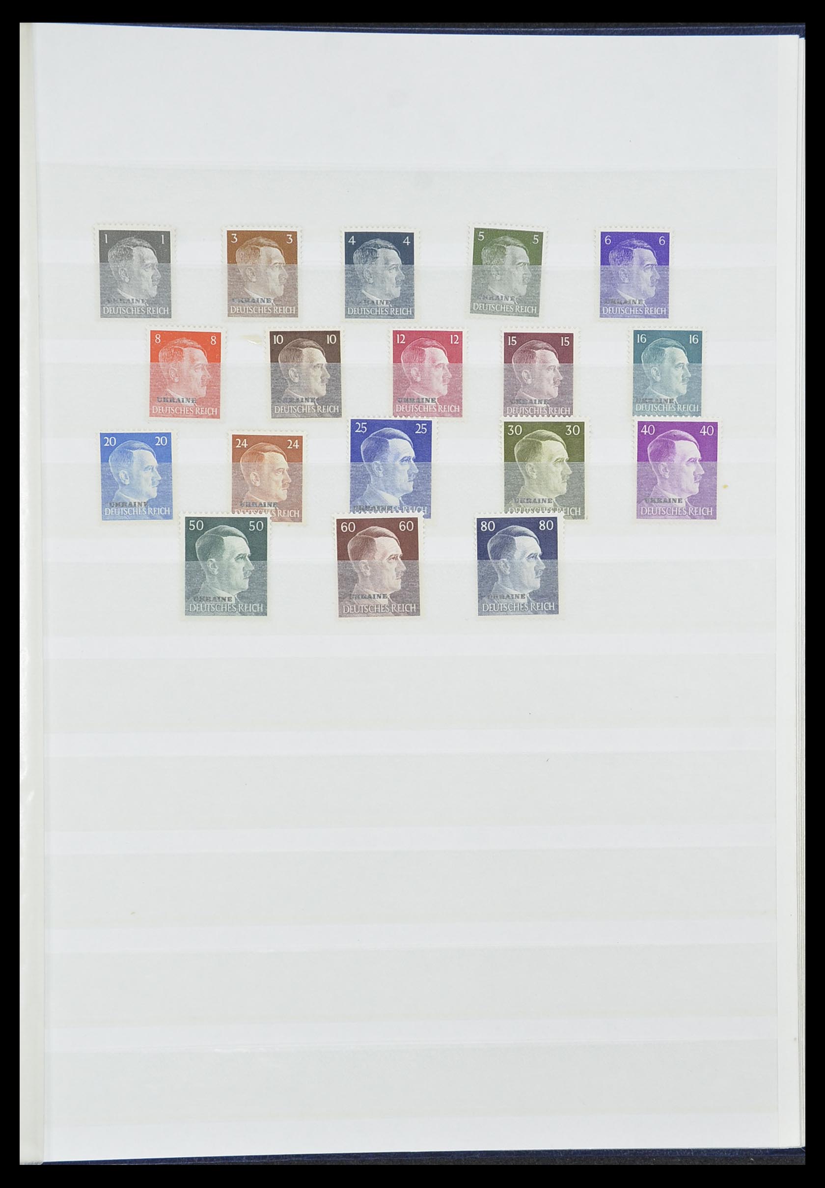 33850 034 - Postzegelverzameling 33850 Duitse bezettingen 2e wereldoorlog 1939-19