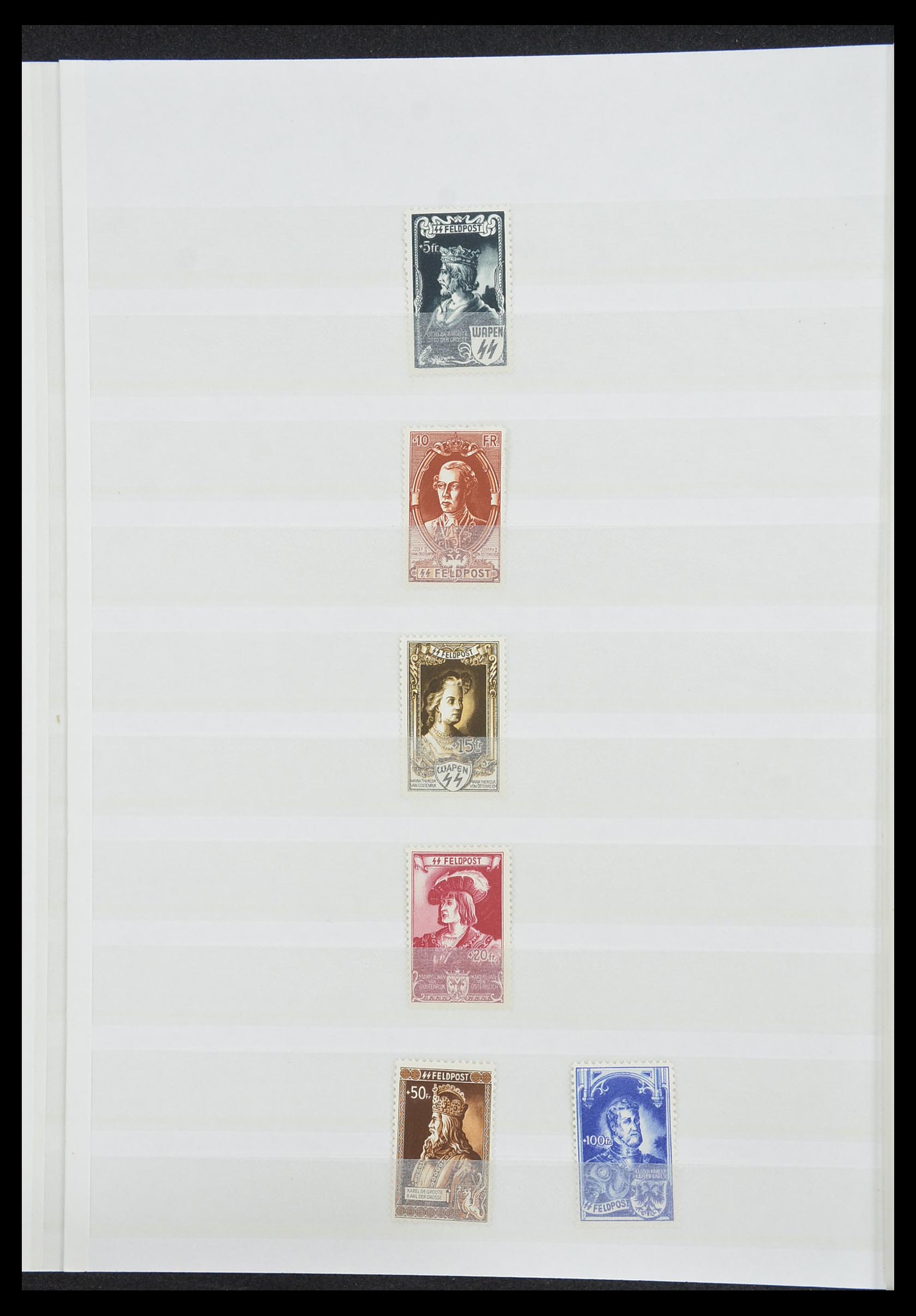 33850 038 - Postzegelverzameling 33850 Duitse bezettingen 2e wereldoorlog 1939-19