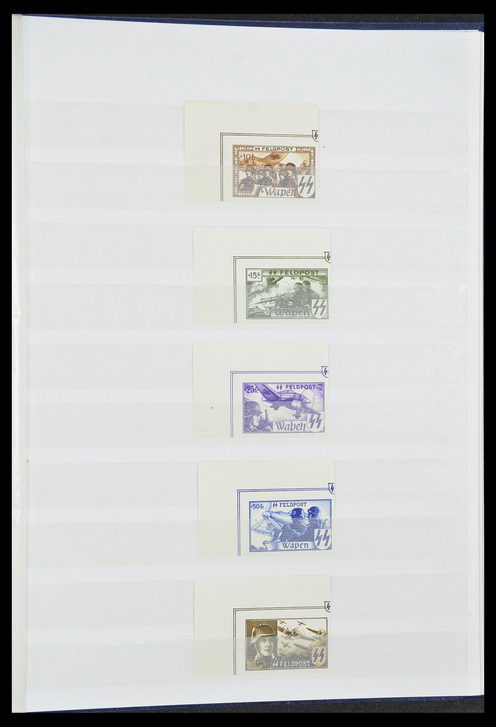 33850 039 - Postzegelverzameling 33850 Duitse bezettingen 2e wereldoorlog 1939-19