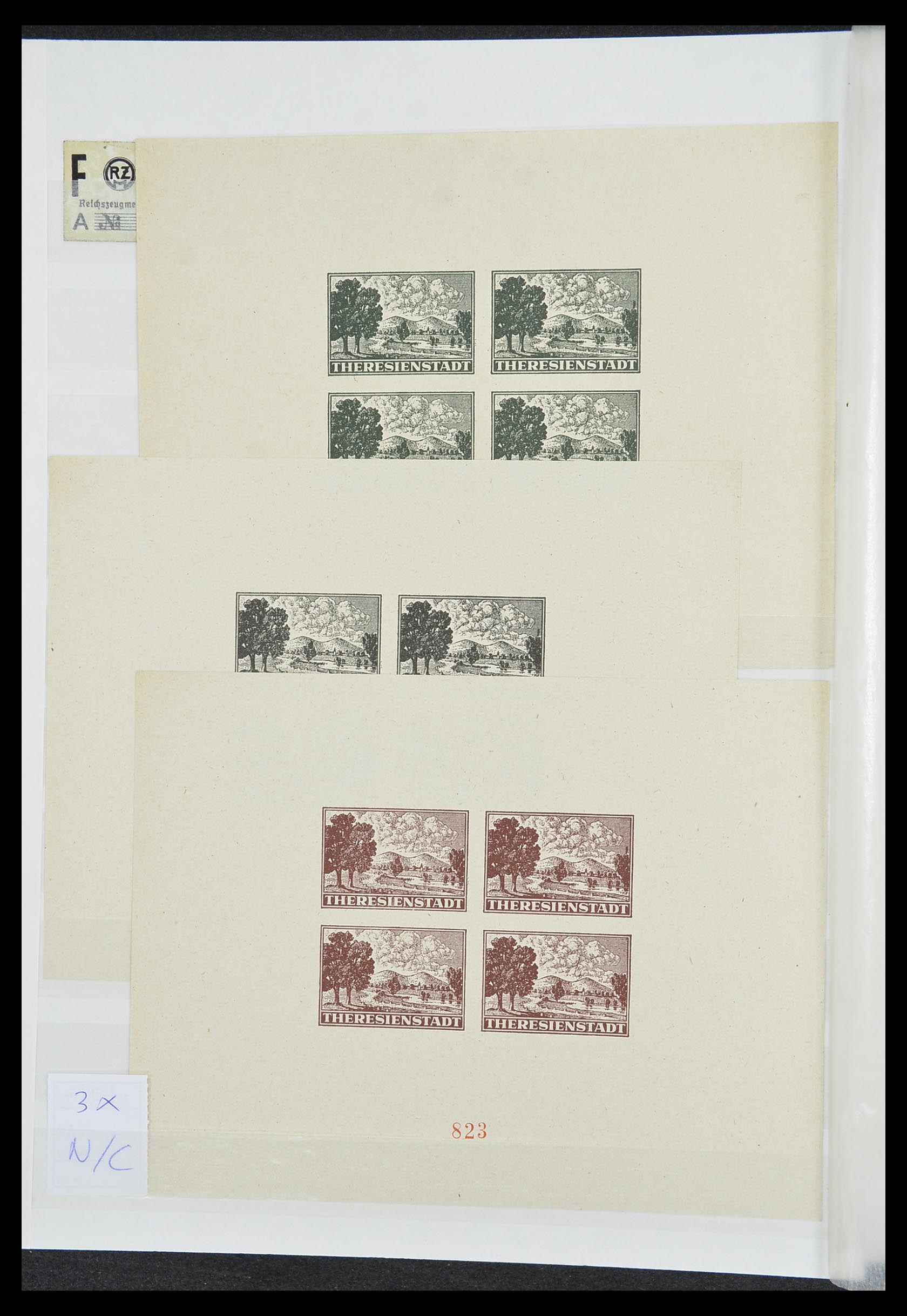 33850 046 - Postzegelverzameling 33850 Duitse bezettingen 2e wereldoorlog 1939-19