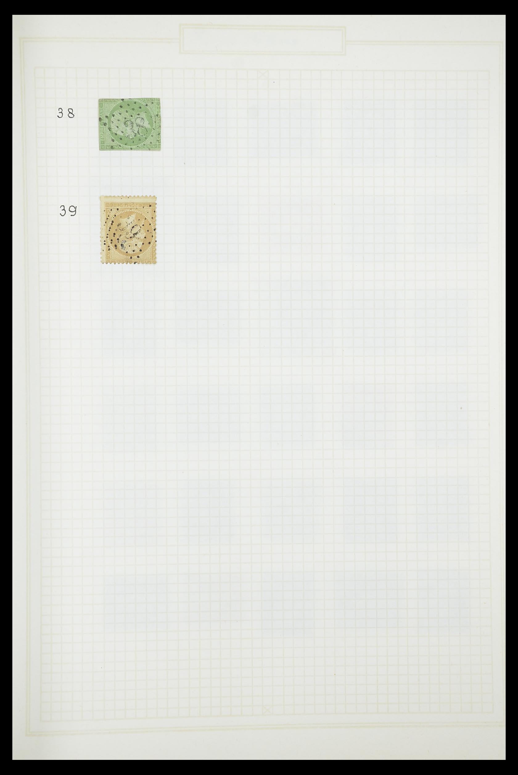 33851 008 - Stamp collection 33851 France classic cancels.