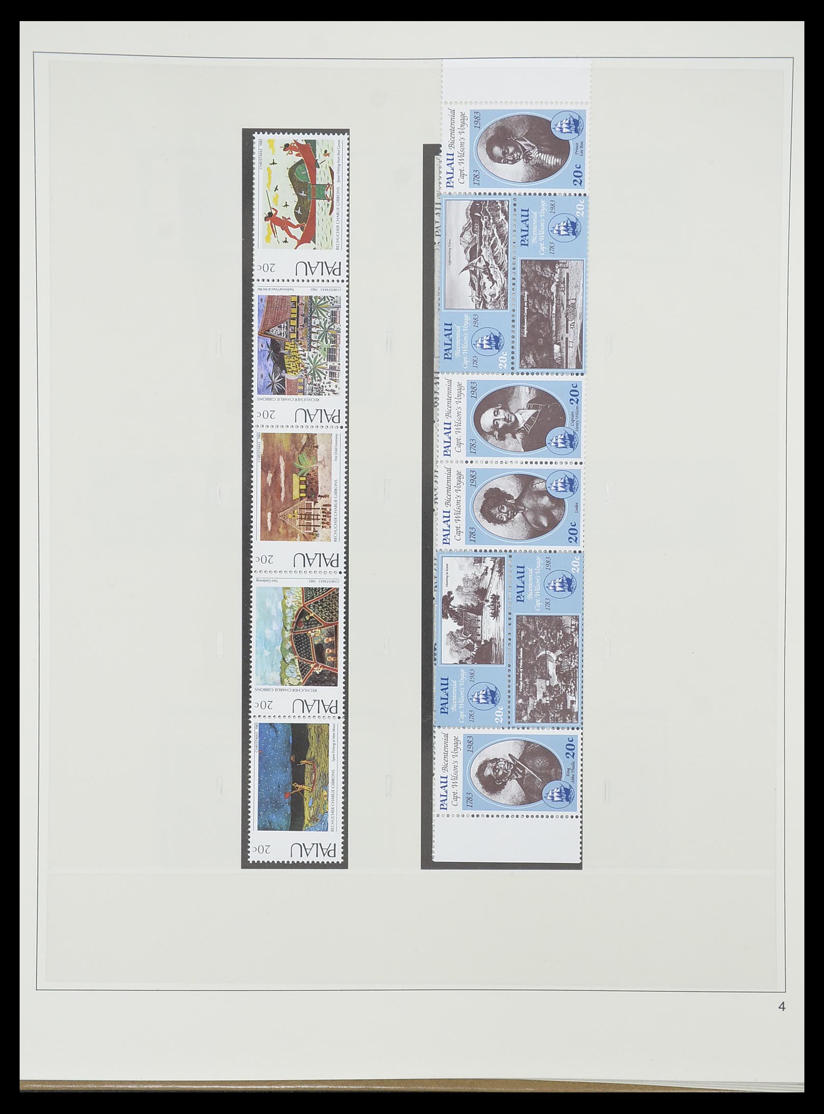 33852 004 - Postzegelverzameling 33852 Palau 1983-1999.