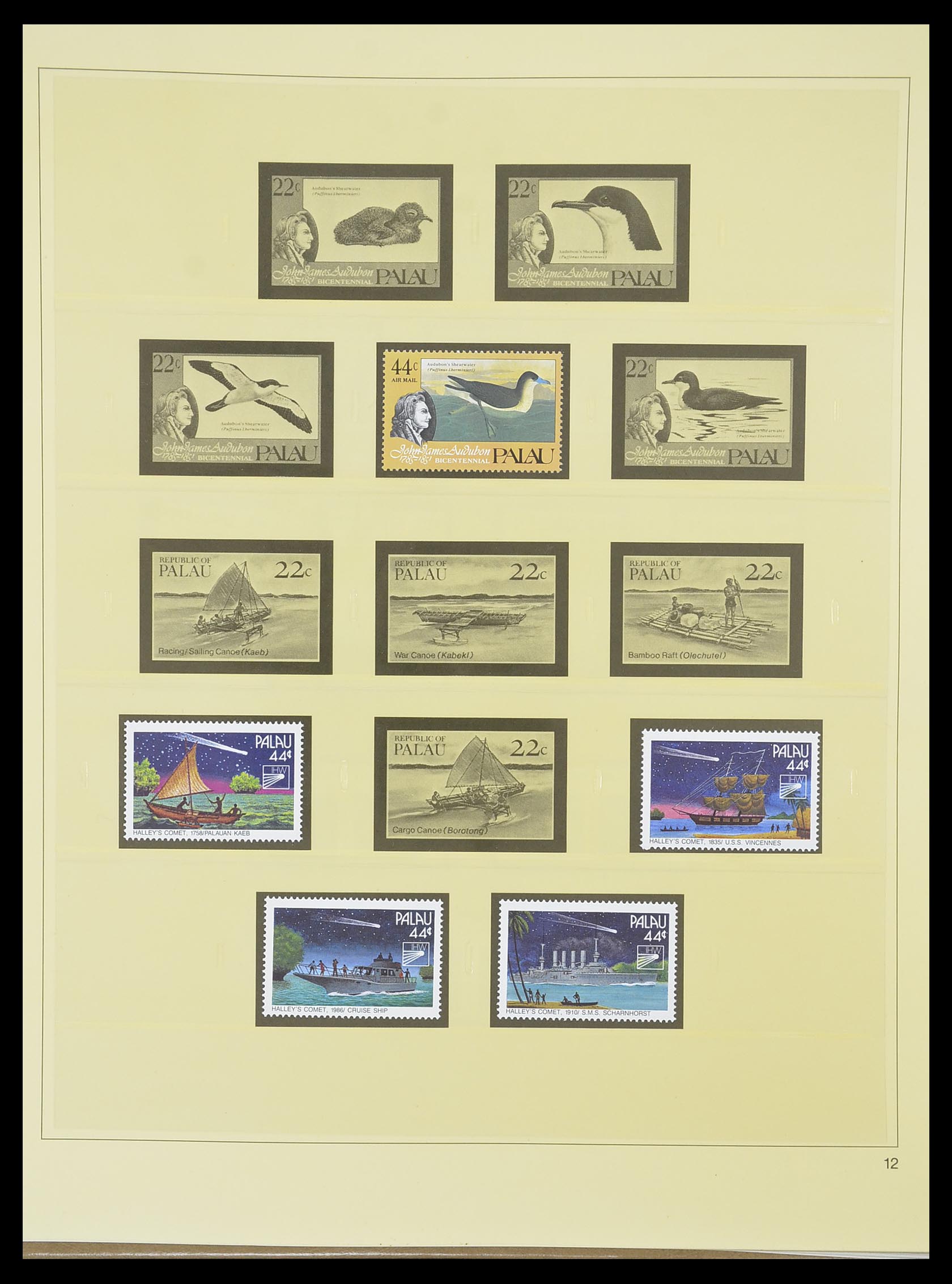 33852 012 - Postzegelverzameling 33852 Palau 1983-1999.