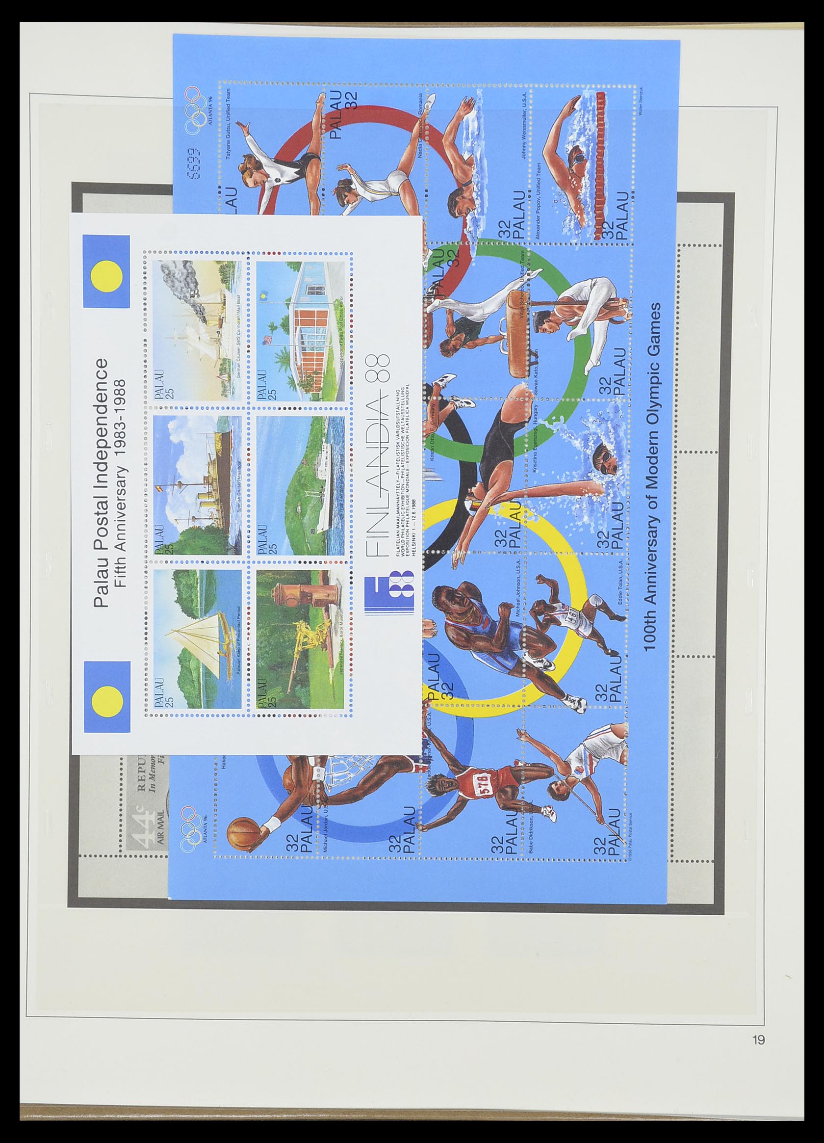 33852 019 - Postzegelverzameling 33852 Palau 1983-1999.