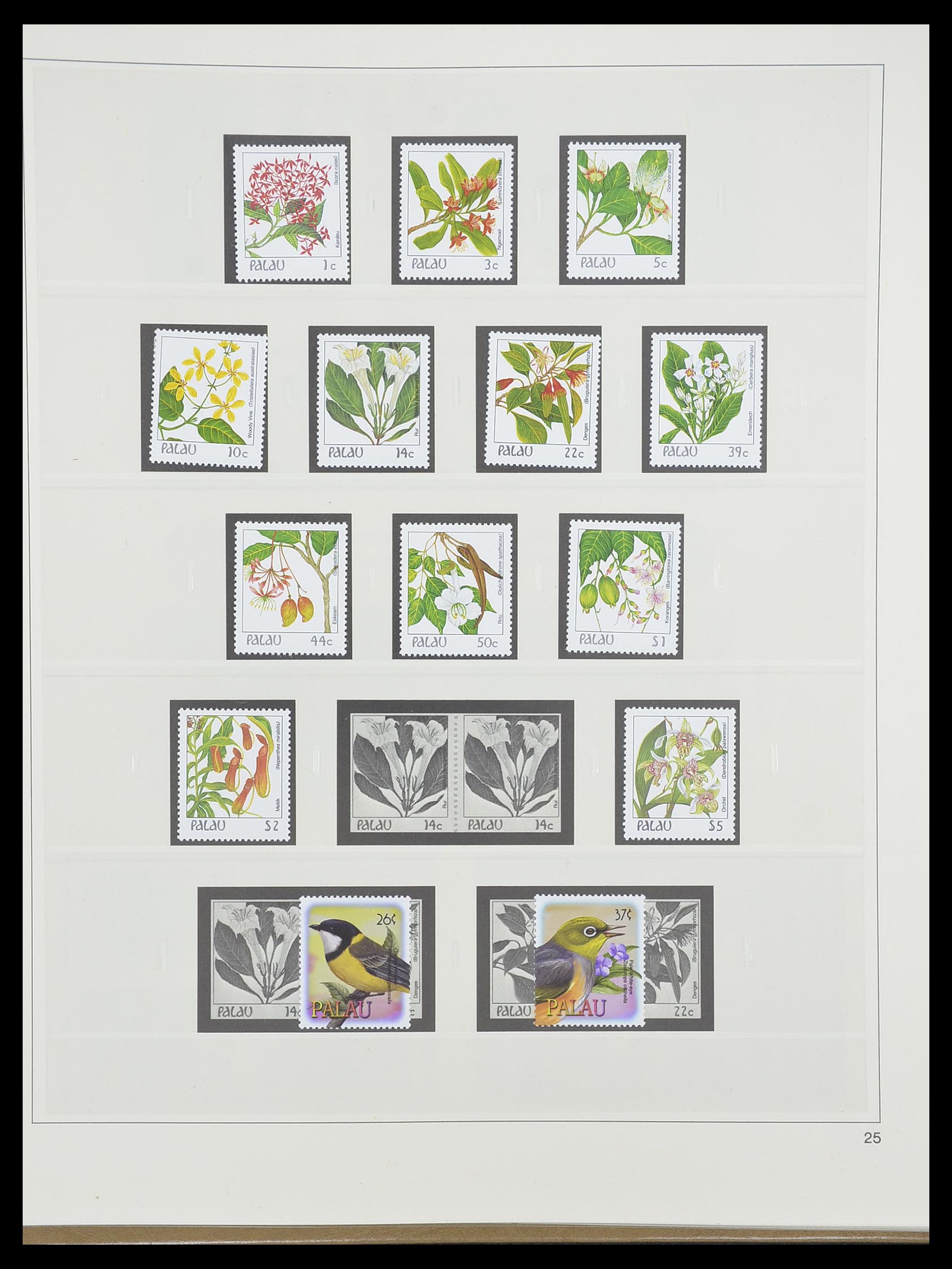 33852 023 - Postzegelverzameling 33852 Palau 1983-1999.